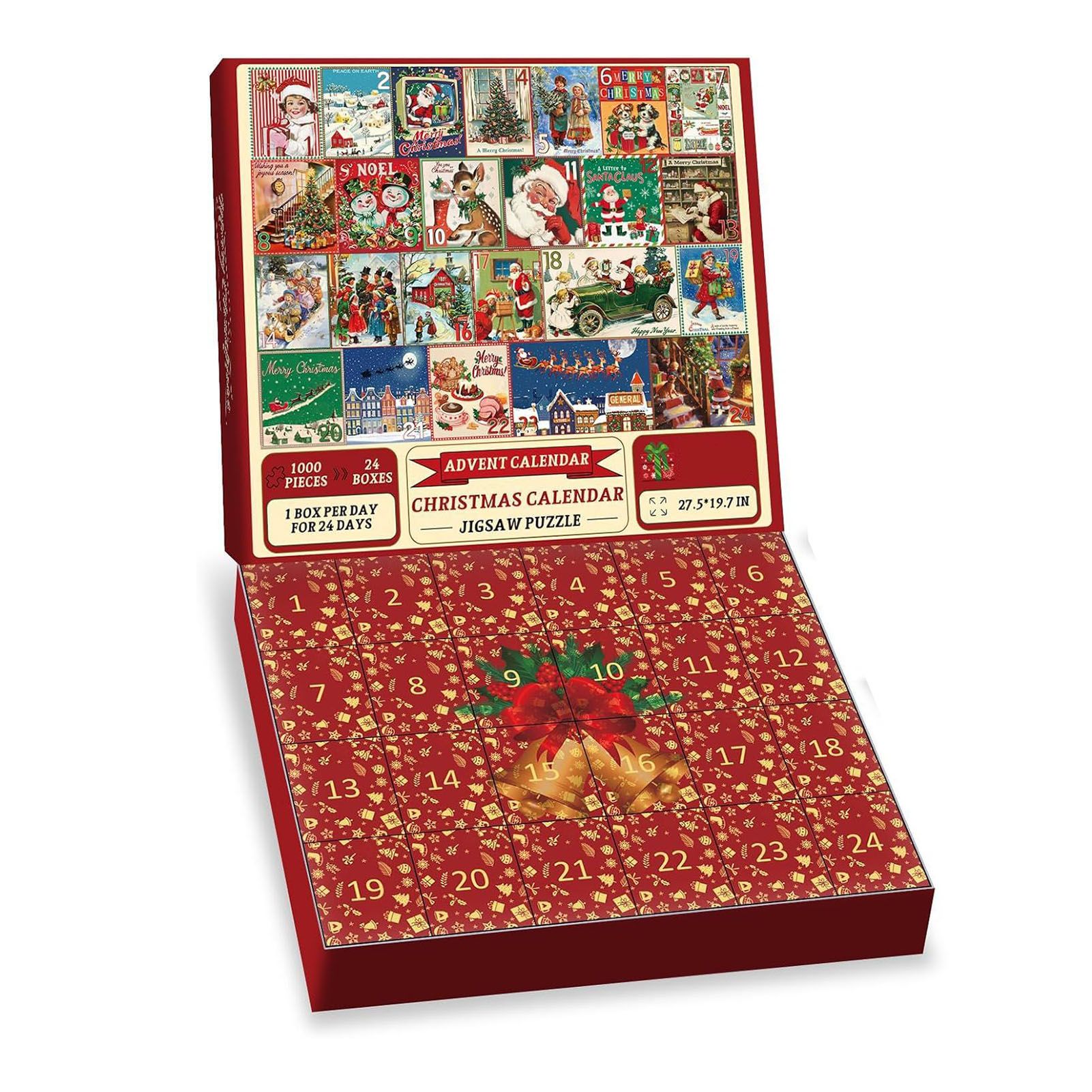 Xmas Calendar Puzzle Multiple Blind Box Interactive Educational Holiday view 4