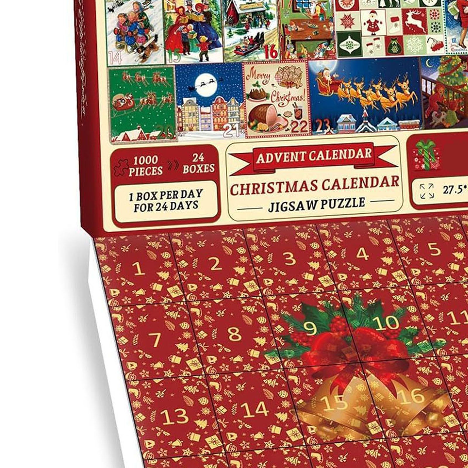 Xmas Calendar Puzzle Multiple Blind Box Interactive Educational Holiday view 2
