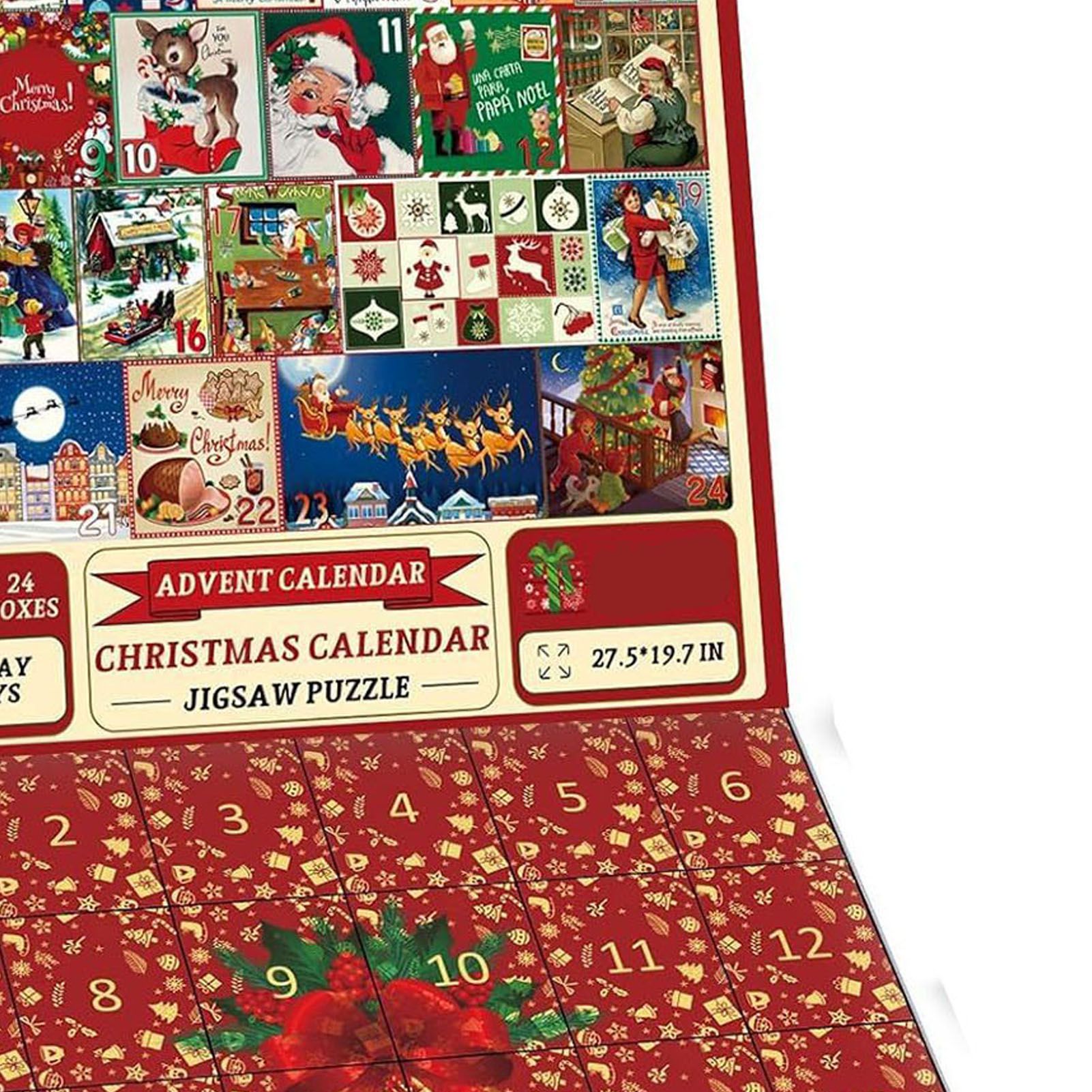 Xmas Calendar Puzzle Multiple Blind Box Interactive Educational Holiday view 5