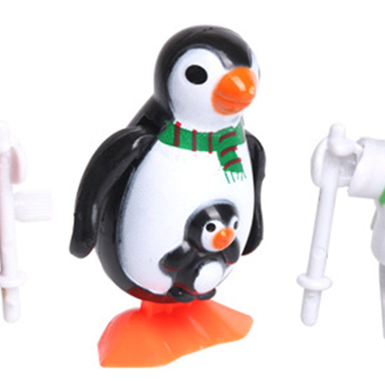 Holiday Wind Up Toy Cartoon Tree Hat Shoe Snowman Clockwork Toy Set Festival view 5