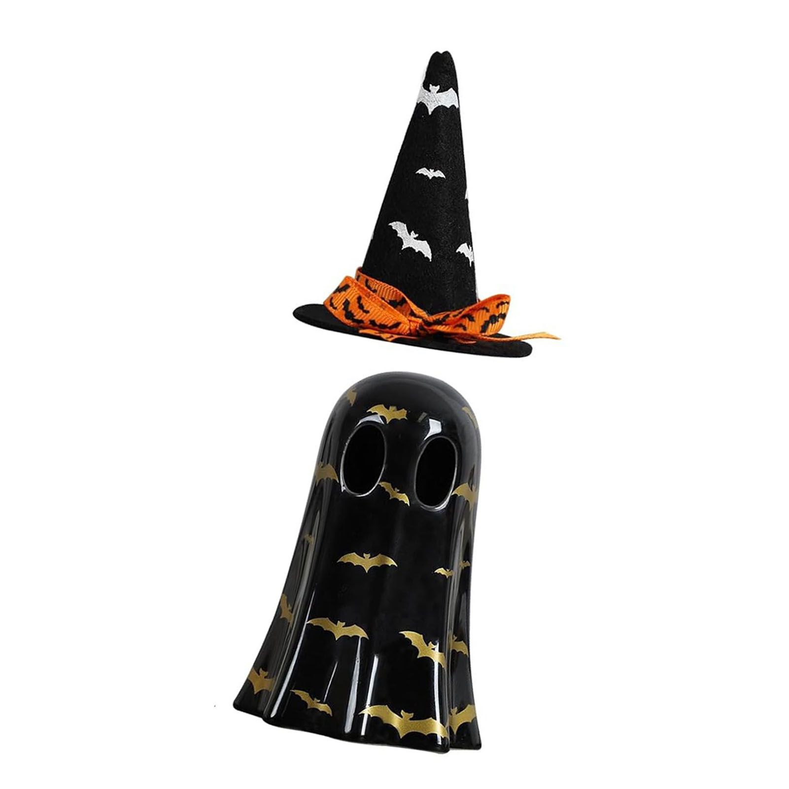 Ghost Light Decor Light Up with Witch Hat All Hallow Day Indoor Home Table view 7
