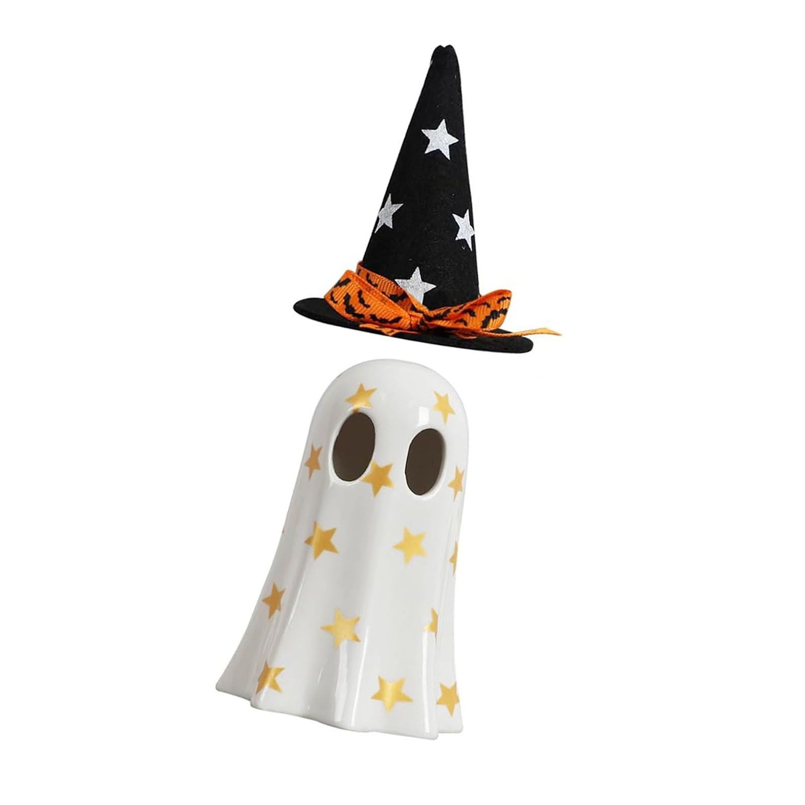 Ghost Light Decor Light Up with Witch Hat All Hallow Day Indoor Home Table view 7