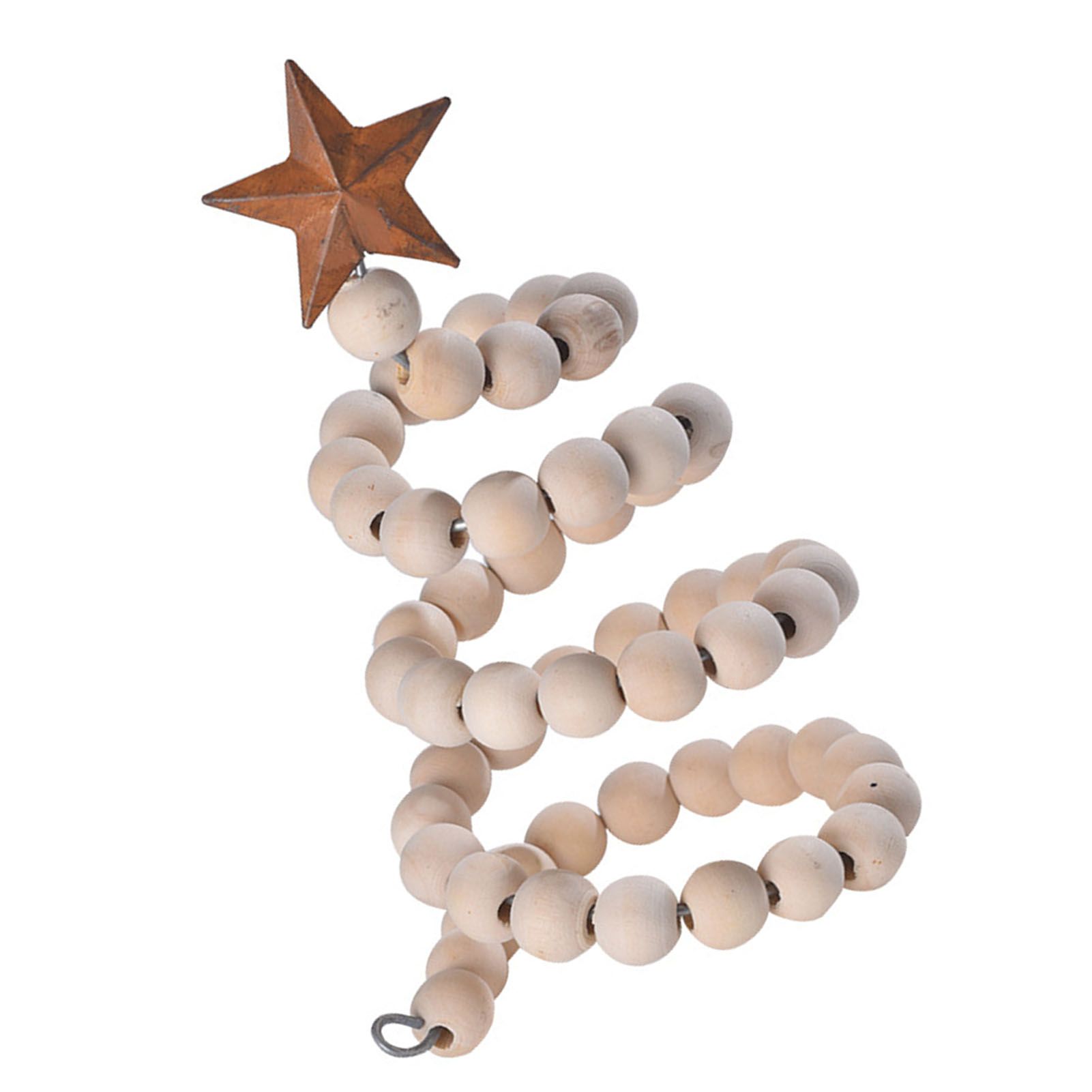 Xmas Tree Desktop Decor Iron Wood Creative Xmas Tree Table Ornament for view 4