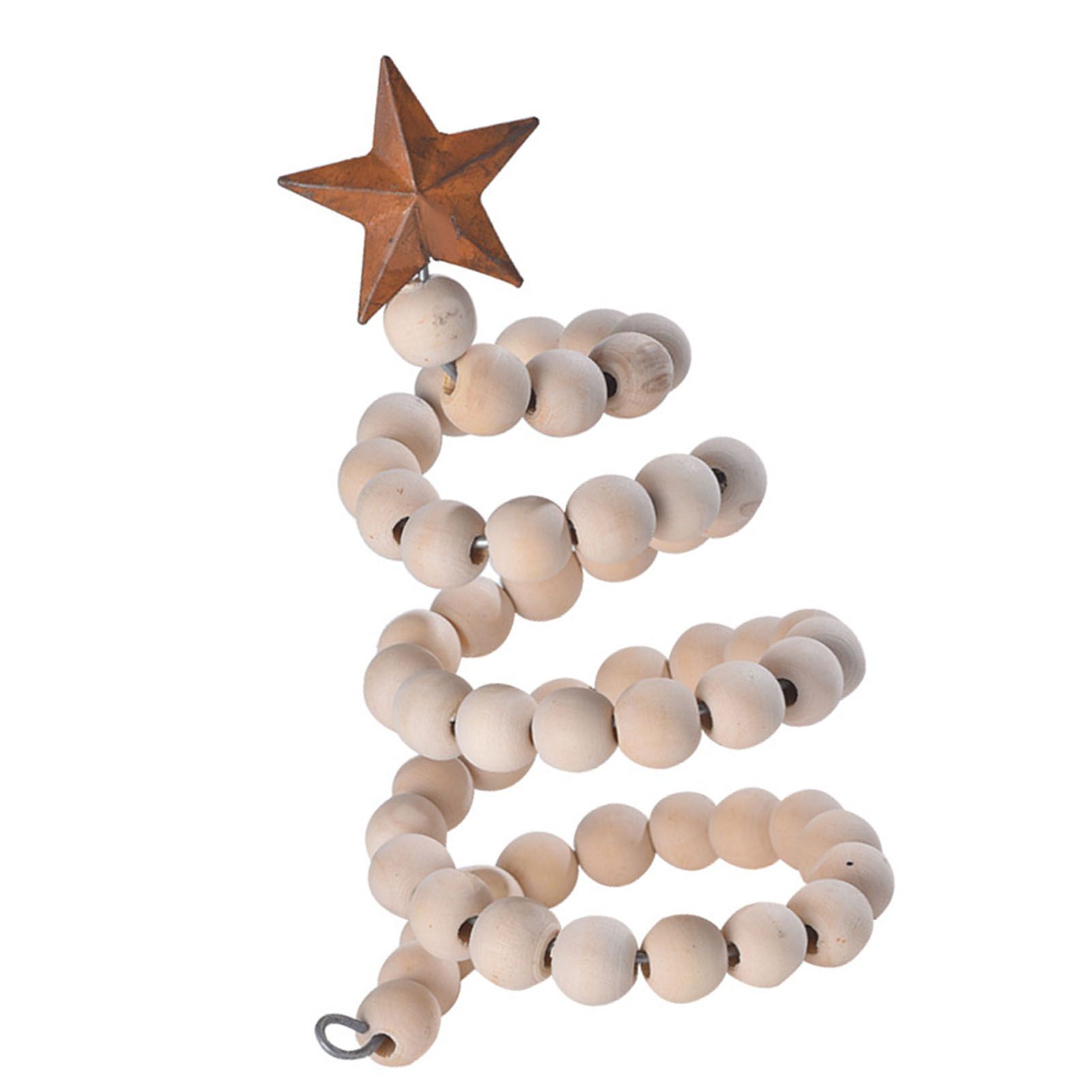 Xmas Tree Desktop Decor Iron Wood Creative Xmas Tree Table Ornament for view 6