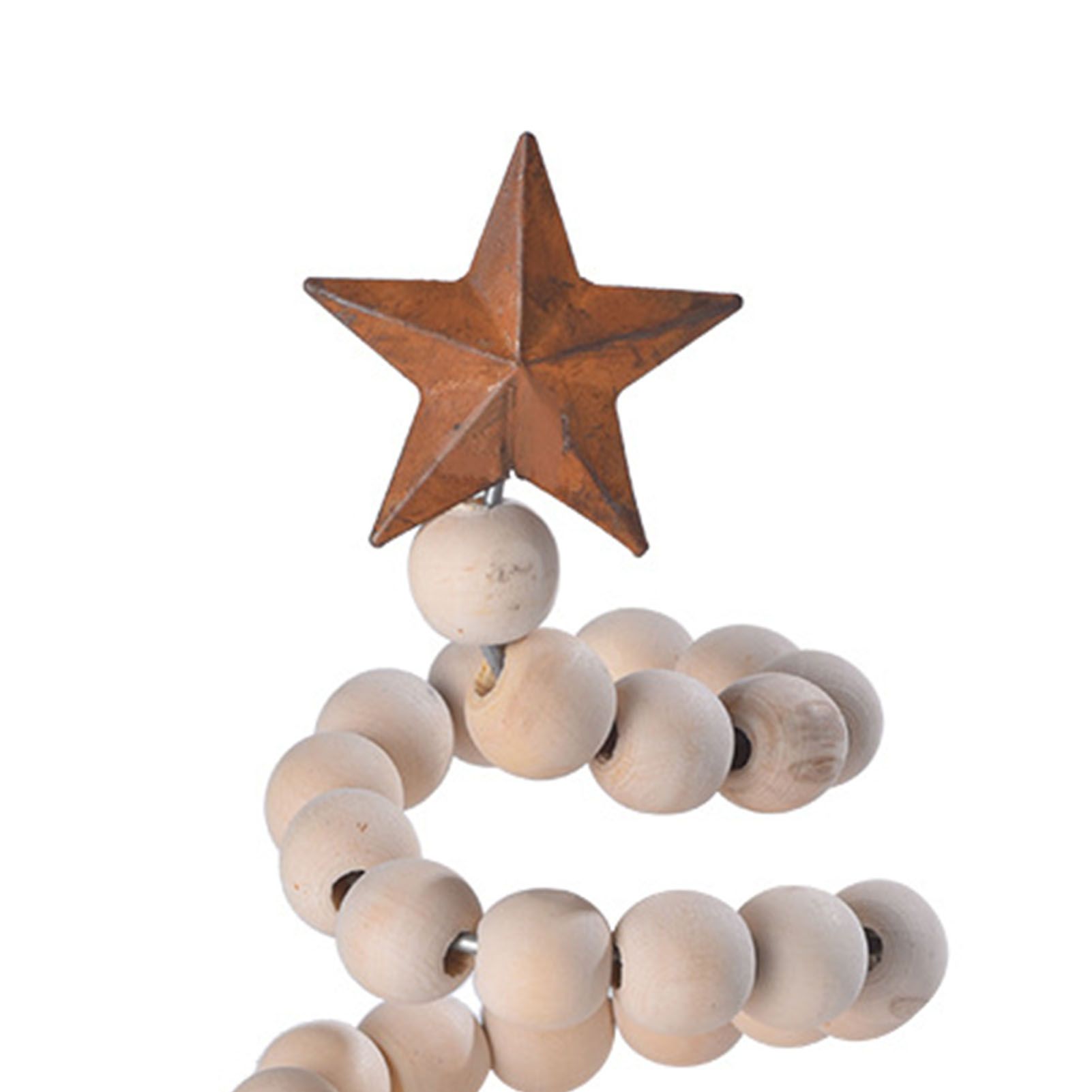 Xmas Tree Desktop Decor Iron Wood Creative Xmas Tree Table Ornament for view 7