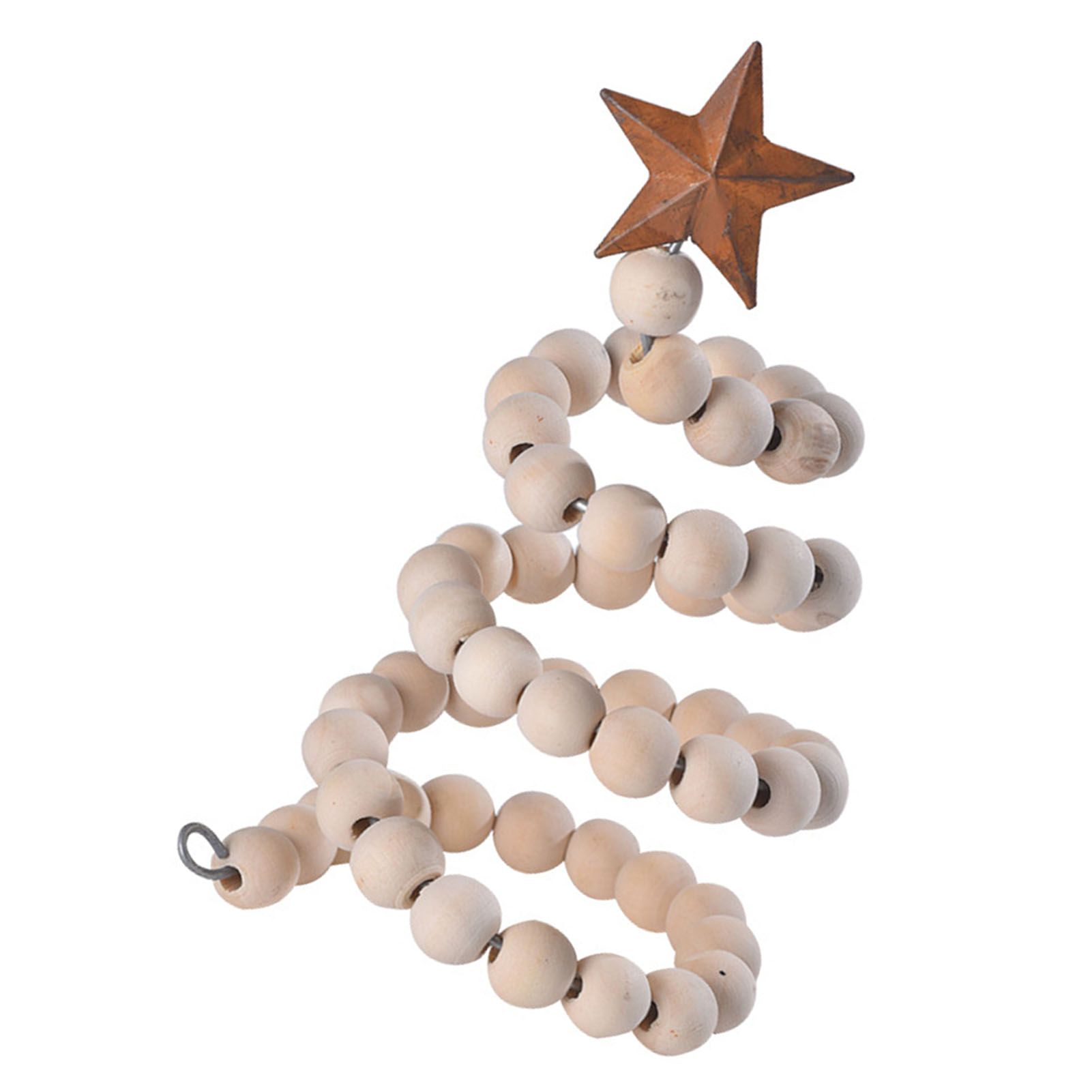 Xmas Tree Desktop Decor Iron Wood Creative Xmas Tree Table Ornament for view 8