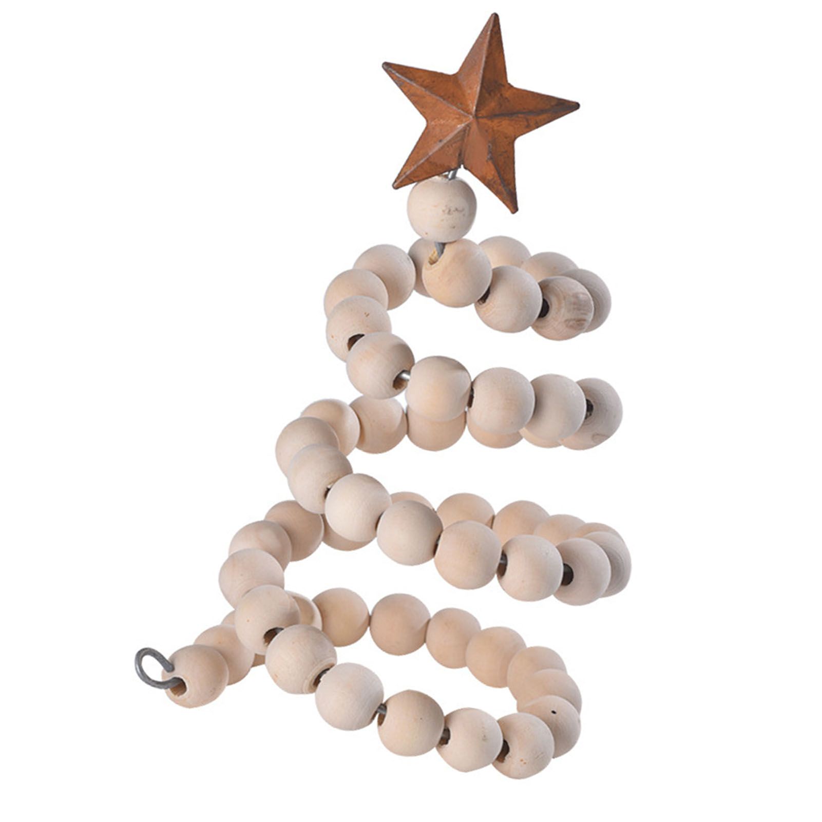 Xmas Tree Desktop Decor Iron Wood Creative Xmas Tree Table Ornament for view 9