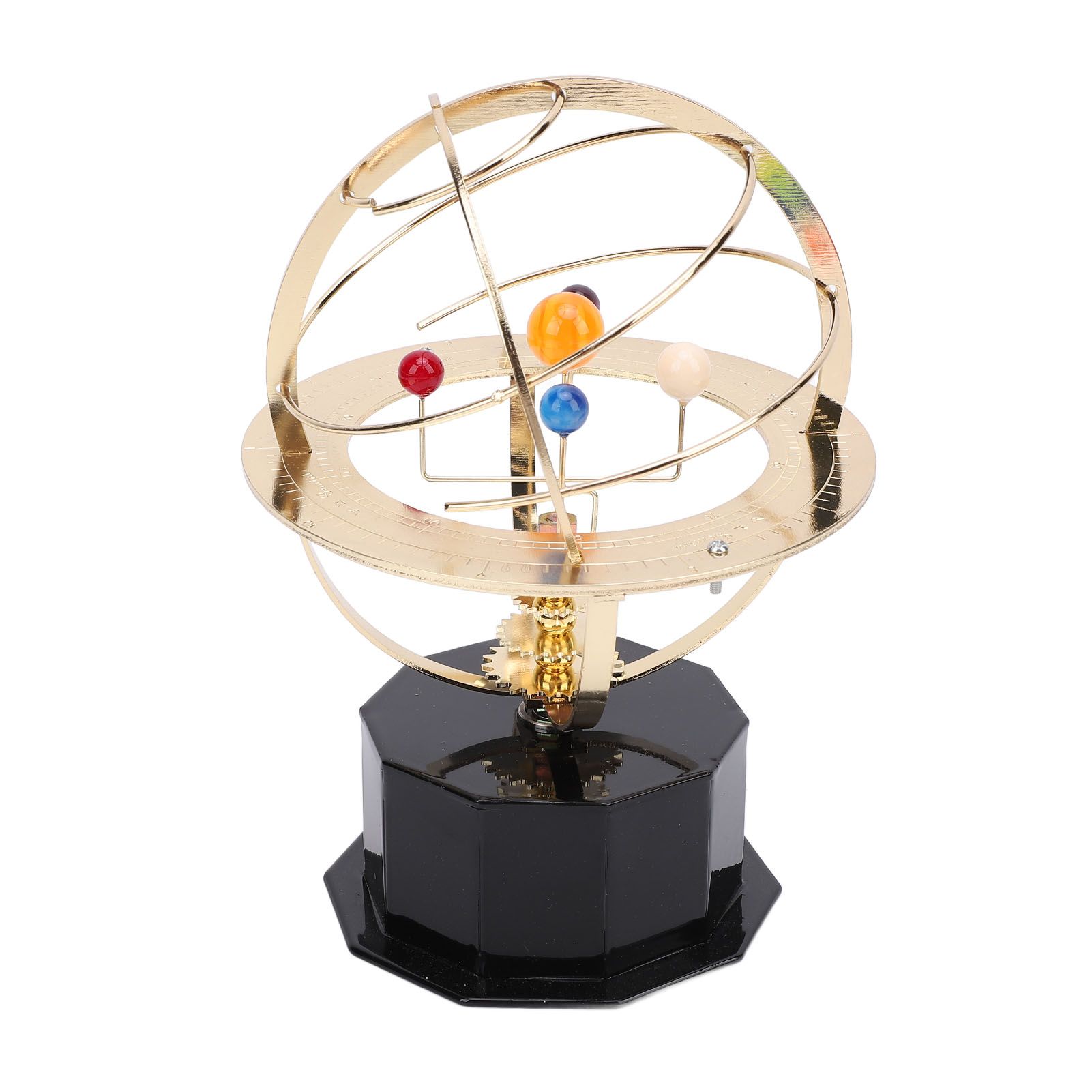 Solar System Model Decoration Iron Plastic Portable Grand Orrery Model view 3