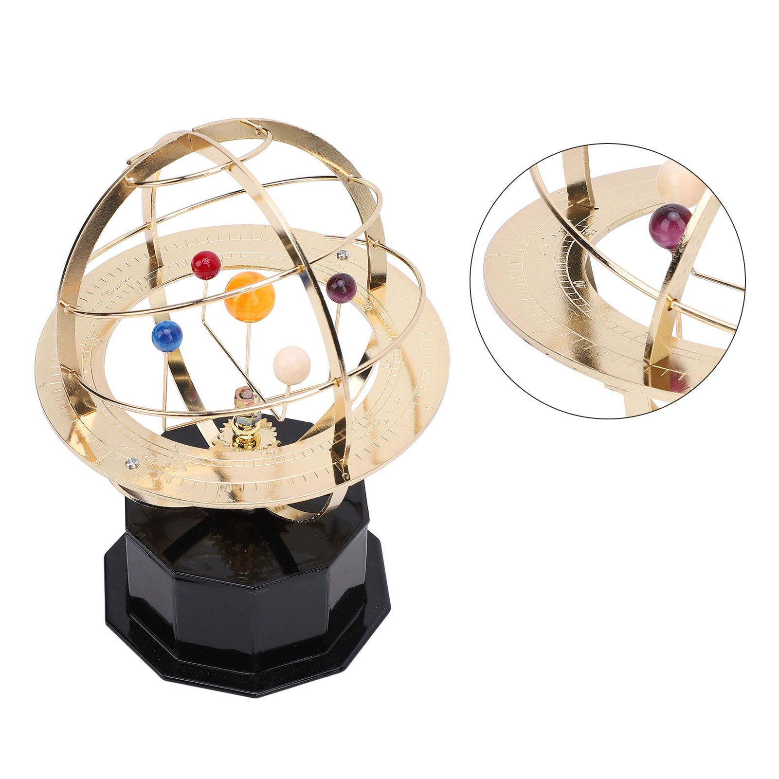 Solar System Model Decoration Iron Plastic Portable Grand Orrery Model view 11