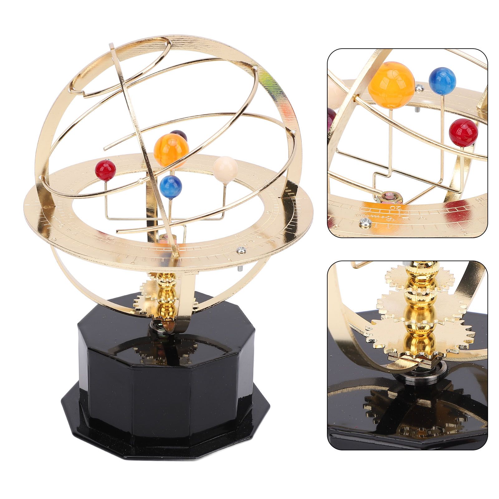 Solar System Model Decoration Iron Plastic Portable Grand Orrery Model view 12