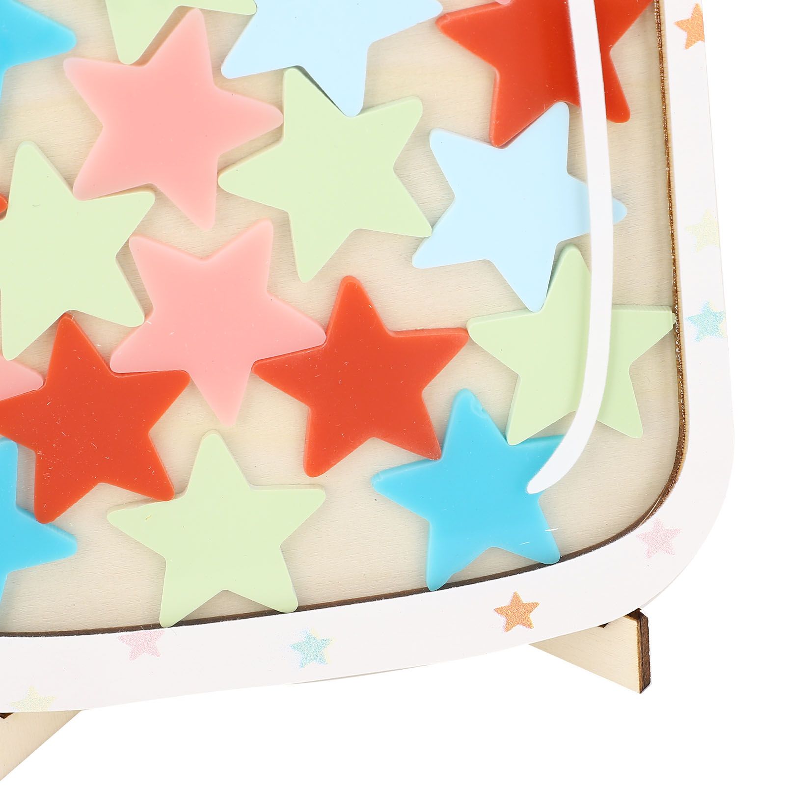 Reward Jar for Kids Solid Wood Magnetic Positive Behavior Incentive Toddlers view 2