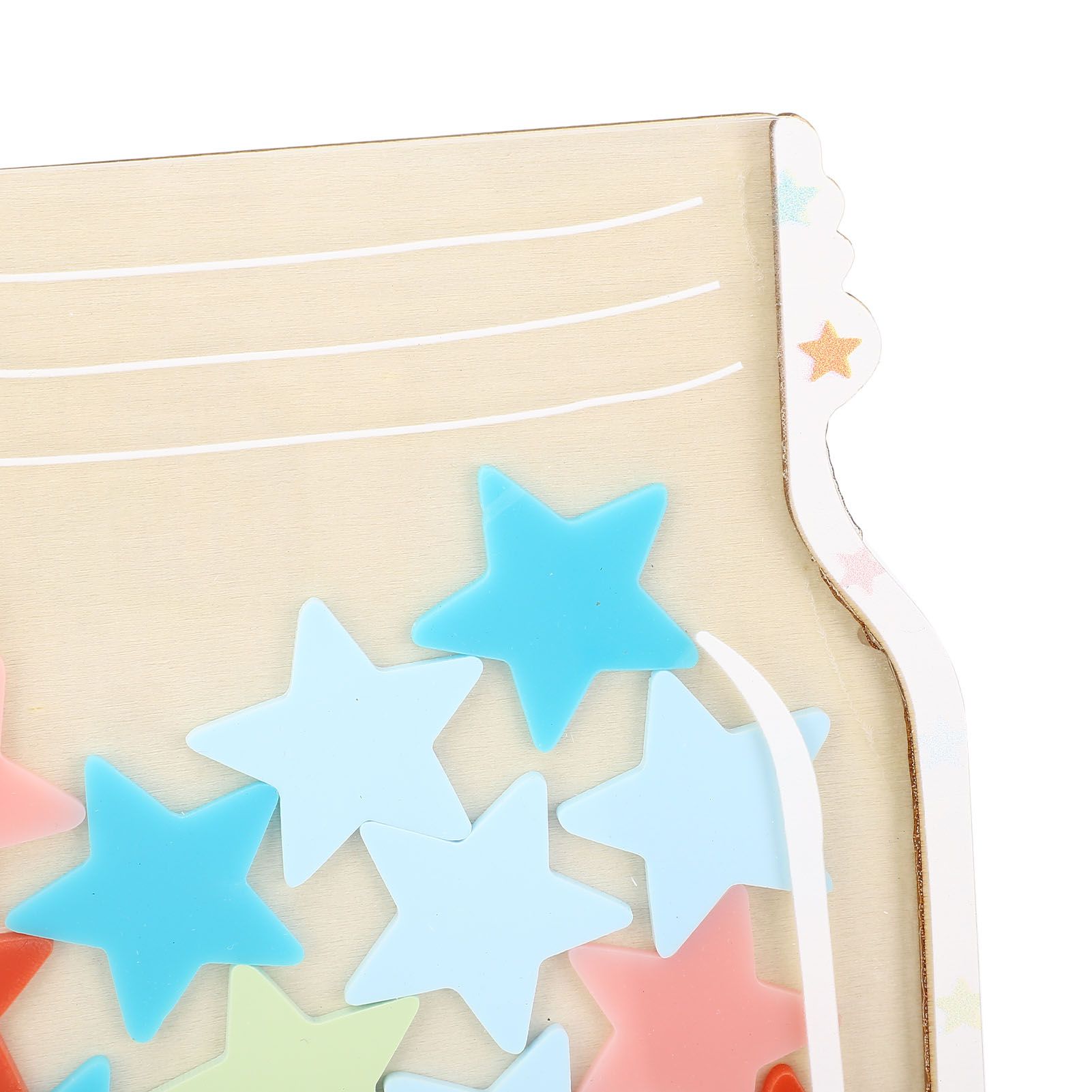 Reward Jar for Kids Solid Wood Magnetic Positive Behavior Incentive Toddlers view 5