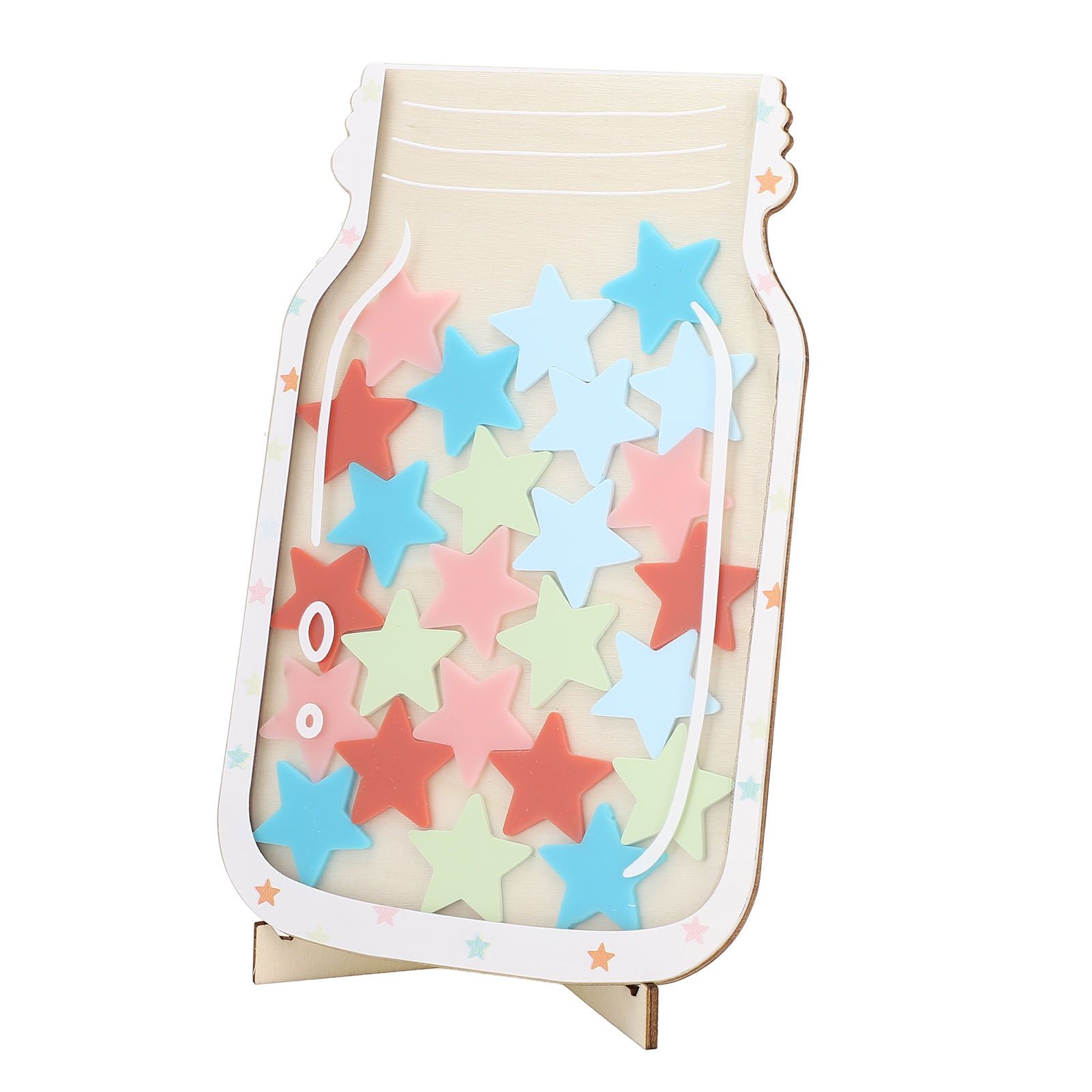 Reward Jar for Kids Solid Wood Magnetic Positive Behavior Incentive Toddlers view 10