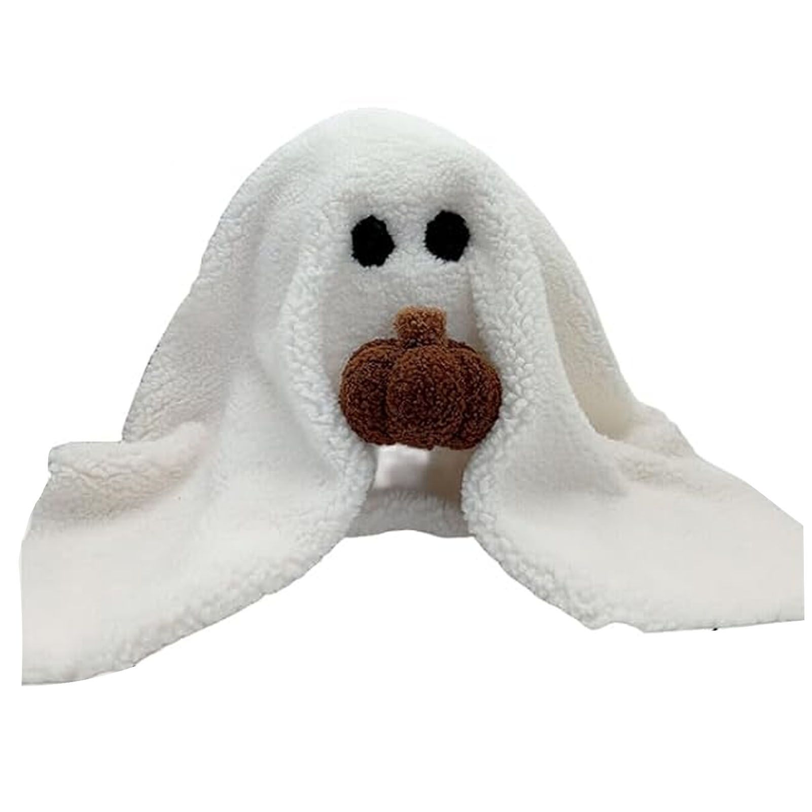 Ghost with Pumpkin Pillow Cute PP Cotton Stuffed Ghost Throw Pillow for view 3