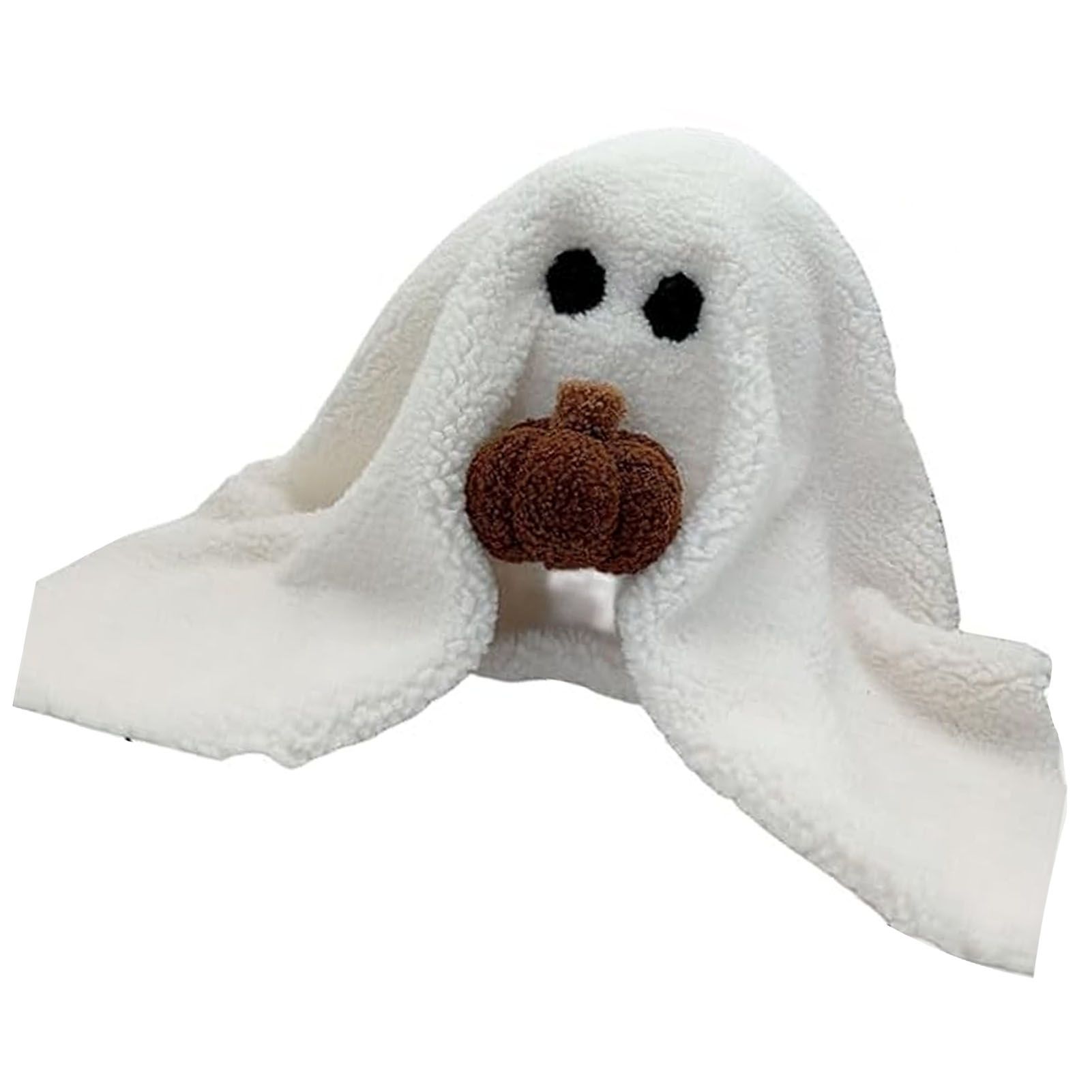 Ghost with Pumpkin Pillow Cute PP Cotton Stuffed Ghost Throw Pillow for view 4