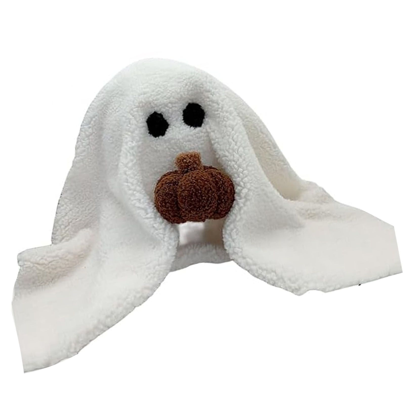 Ghost with Pumpkin Pillow Cute PP Cotton Stuffed Ghost Throw Pillow for view 6
