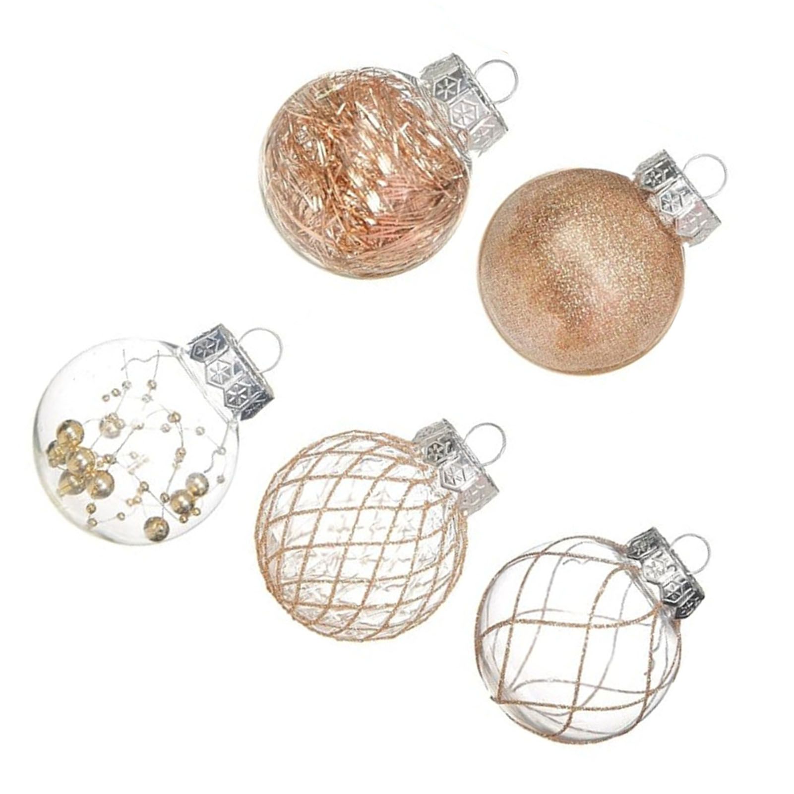 24pcs 6cm Xmas Tree Ball Ornaments Xmas Tree Decorations Holiday Decoration view 3