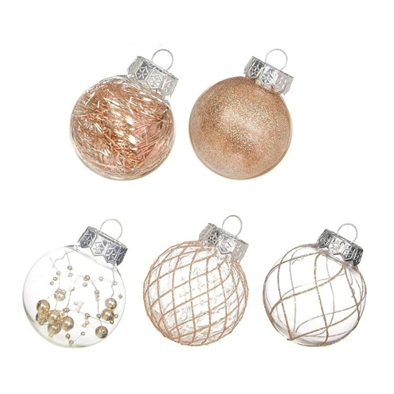 24pcs 6cm Xmas Tree Ball Ornaments Xmas Tree Decorations Holiday Decoration view 4