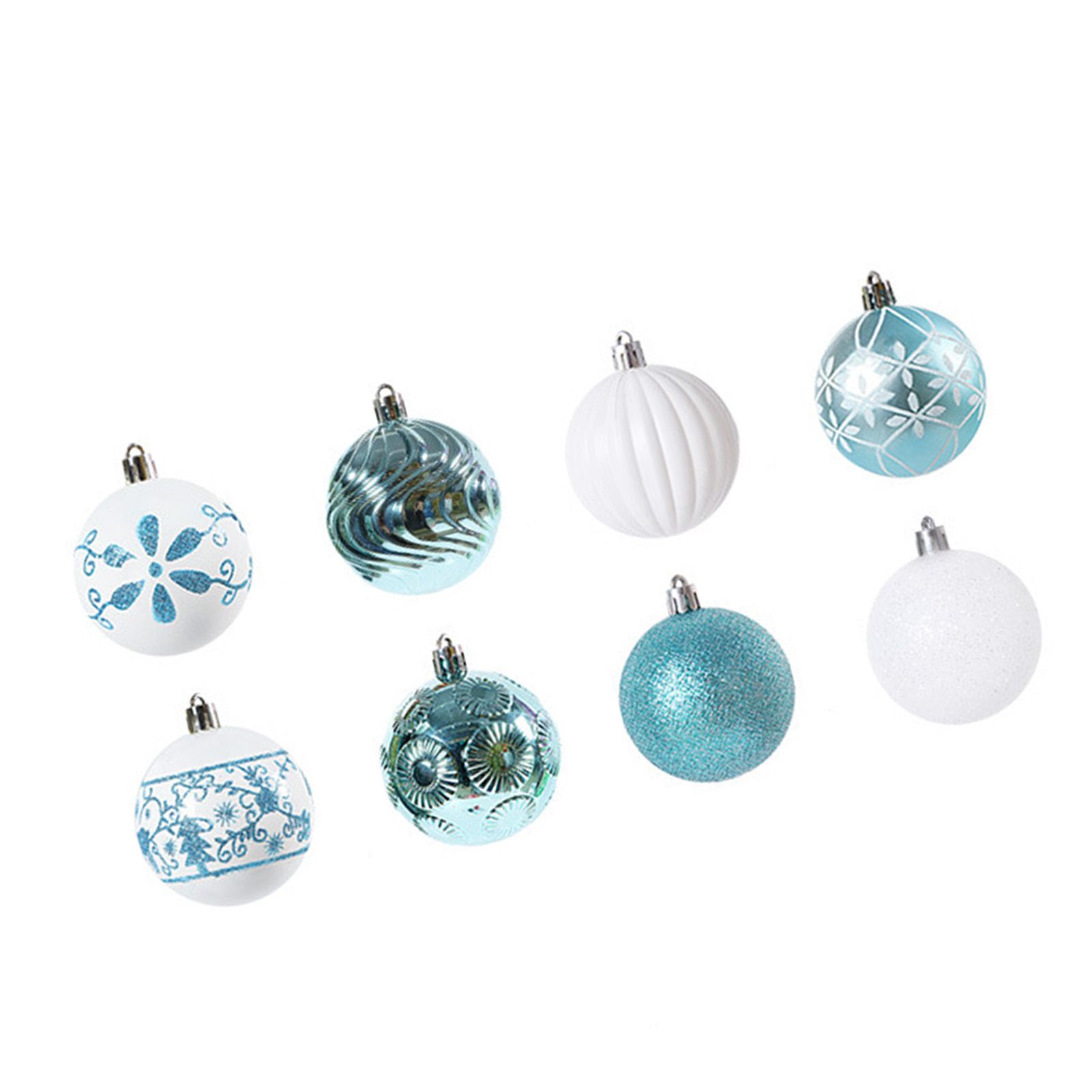 40PCS Xmas Tree Ball Plastic Lightweight Easy to Hang Ball Xmas Ball view 4