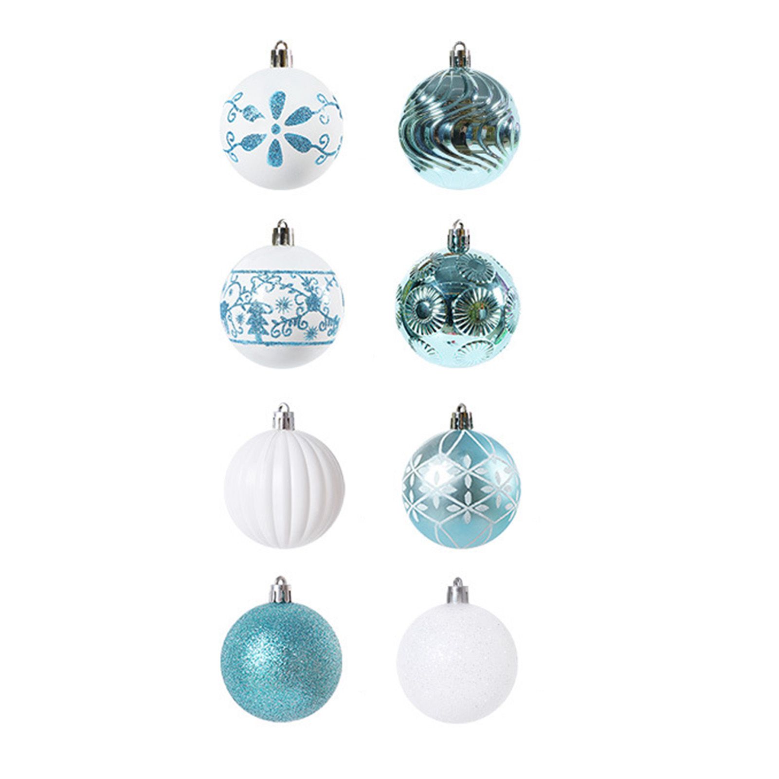 40PCS Xmas Tree Ball Plastic Lightweight Easy to Hang Ball Xmas Ball view 7