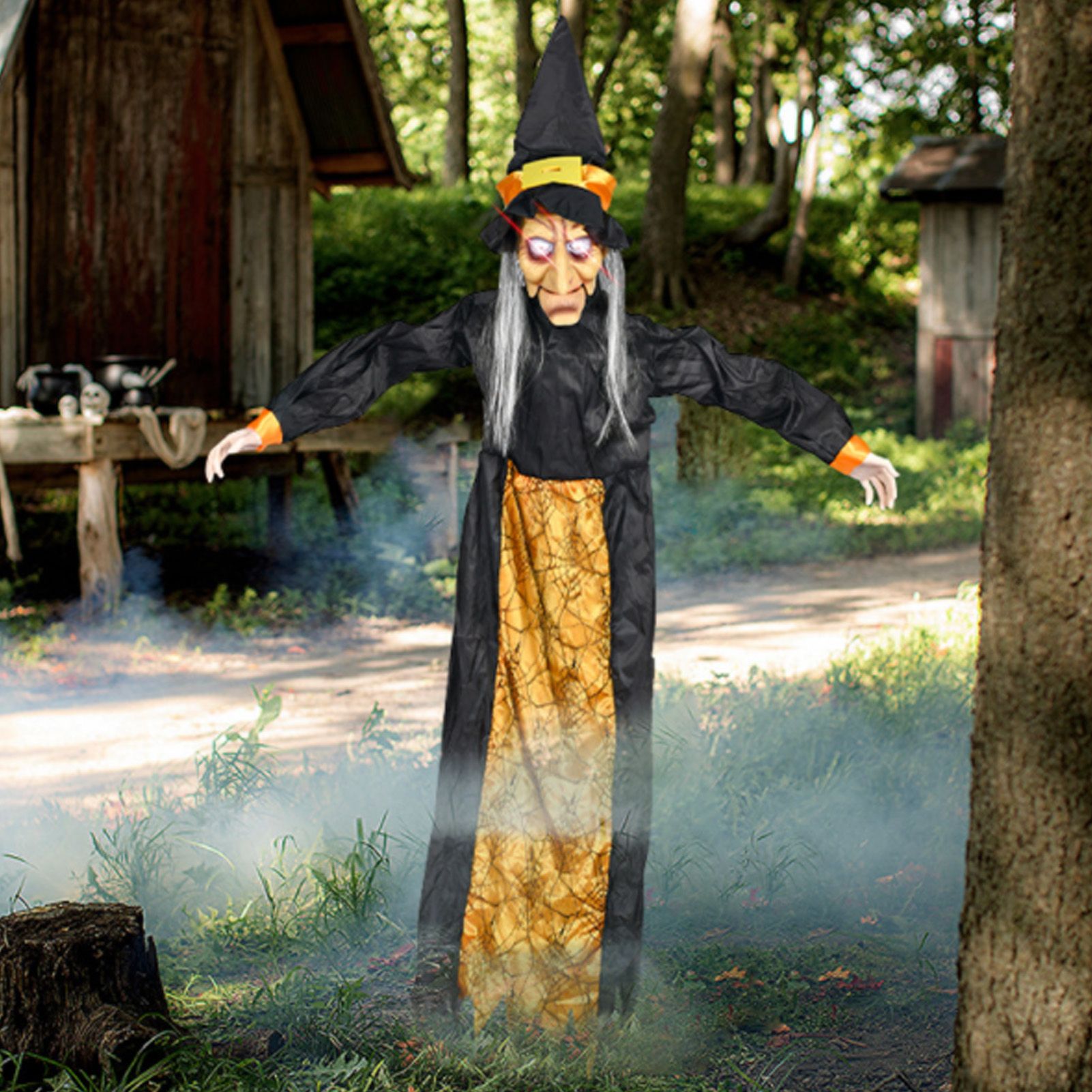 Festival Decoration Witch Sound Control Prop Ghost House Bar Toy Electric view 6