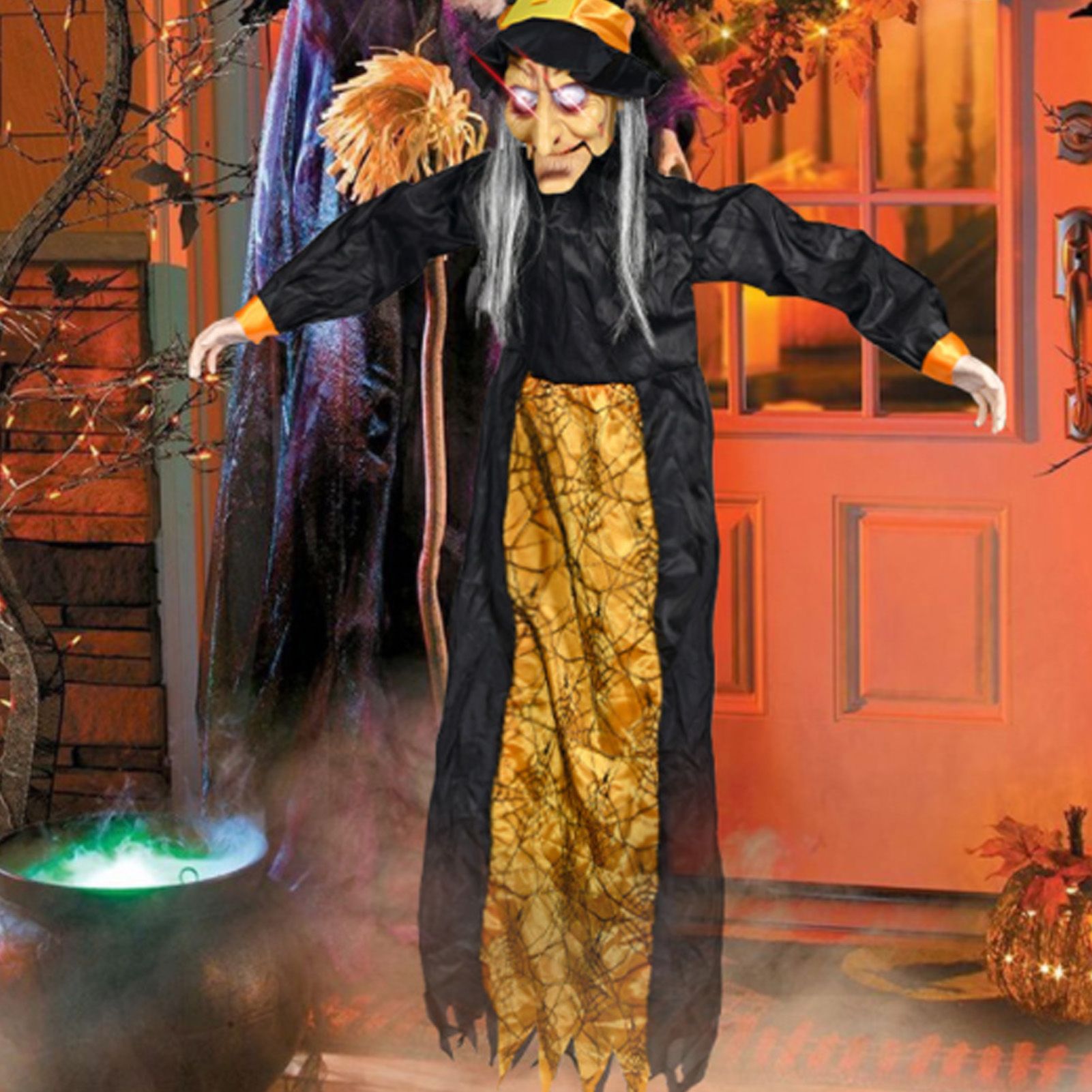 Festival Decoration Witch Sound Control Prop Ghost House Bar Toy Electric view 8