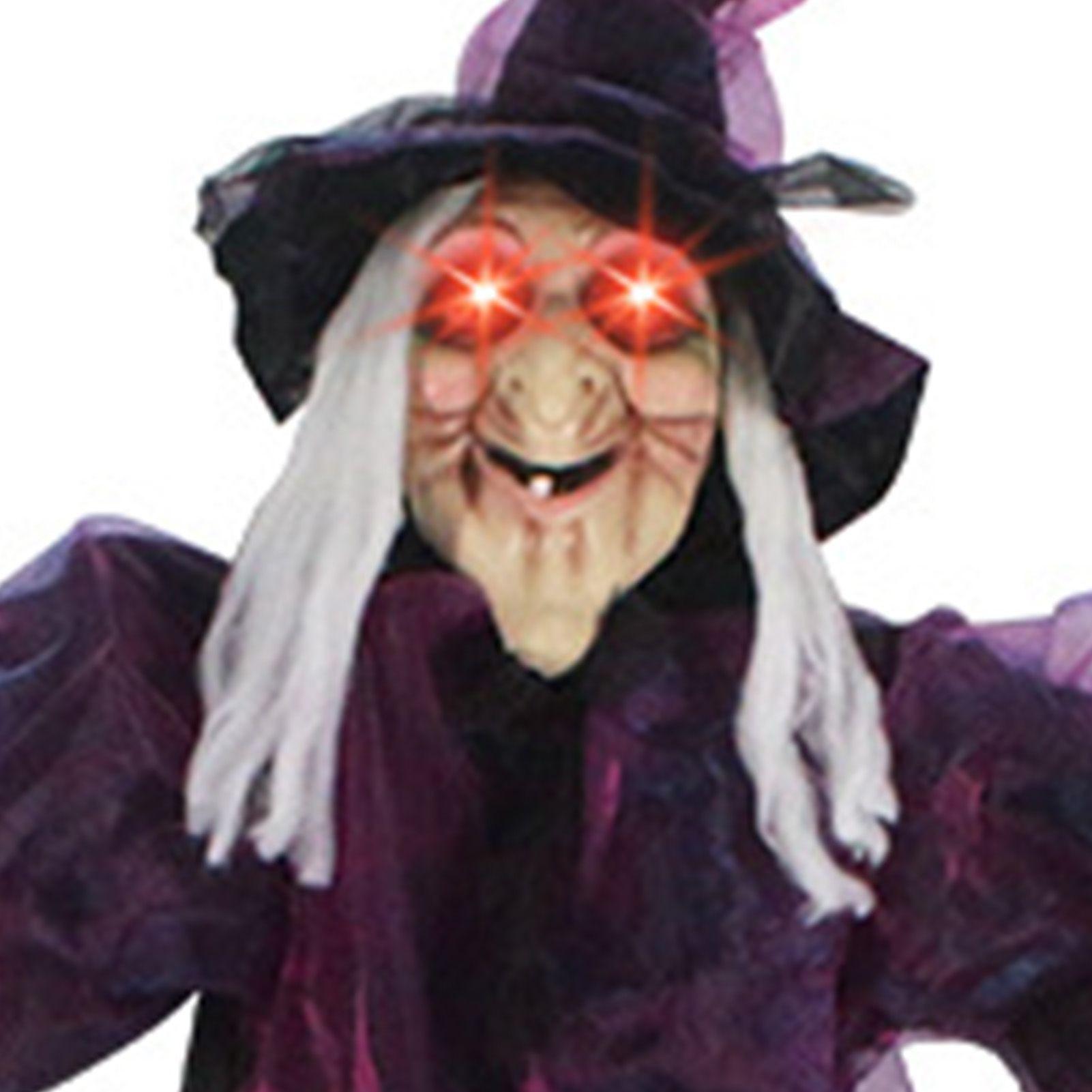Hanging Witches Decor Voice Control Glowing Screaming Fabric Hanging Horror view 2