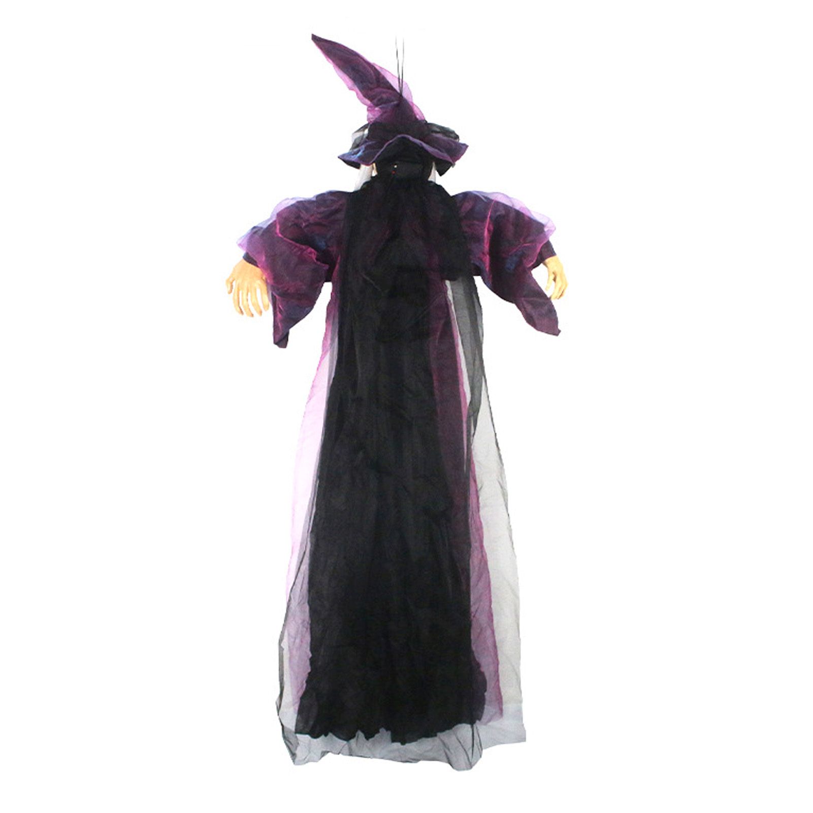 Hanging Witches Decor Voice Control Glowing Screaming Fabric Hanging Horror view 6