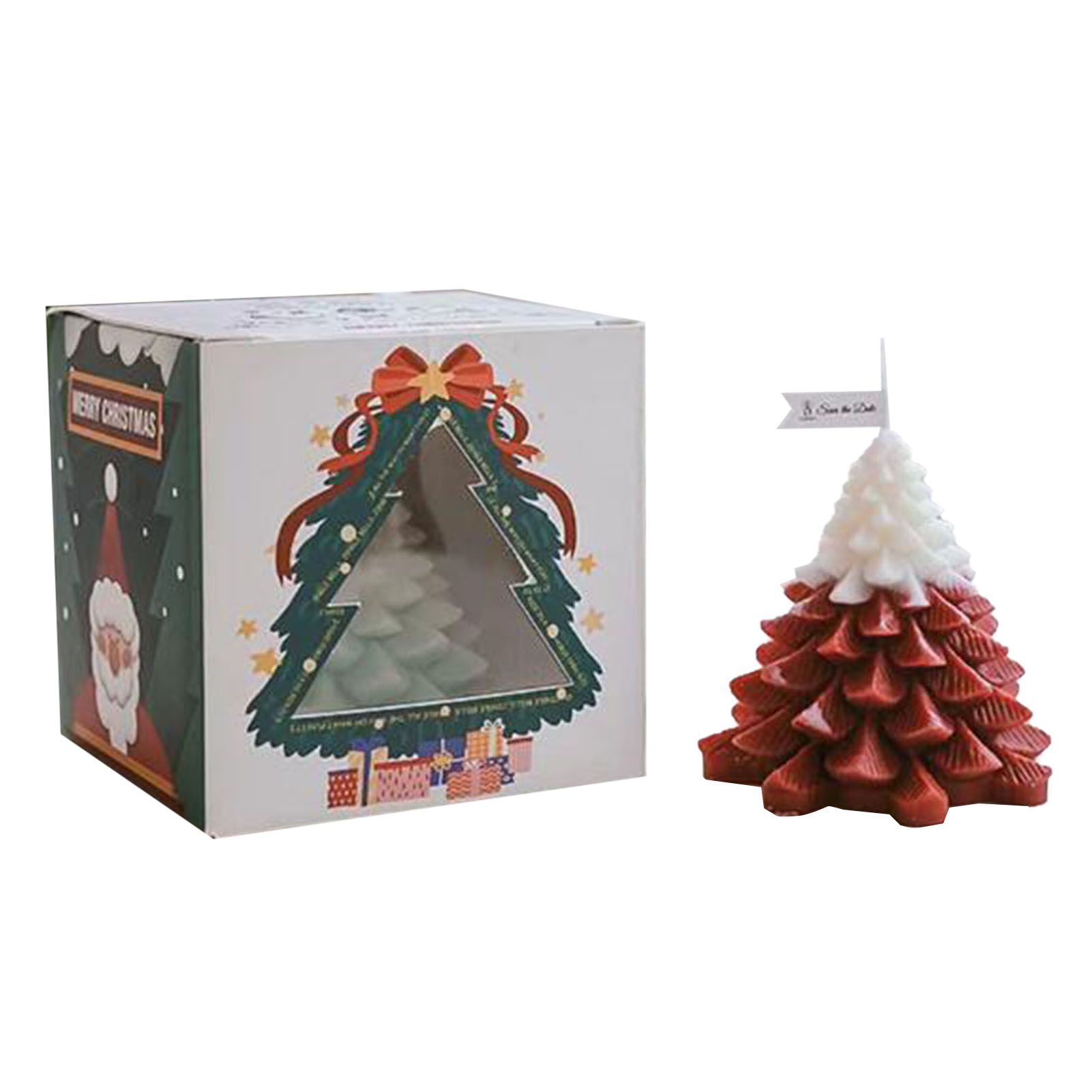 Xmas Tree Flameless Candle Scented Decorative Aromatherapy Candle for Living view 3