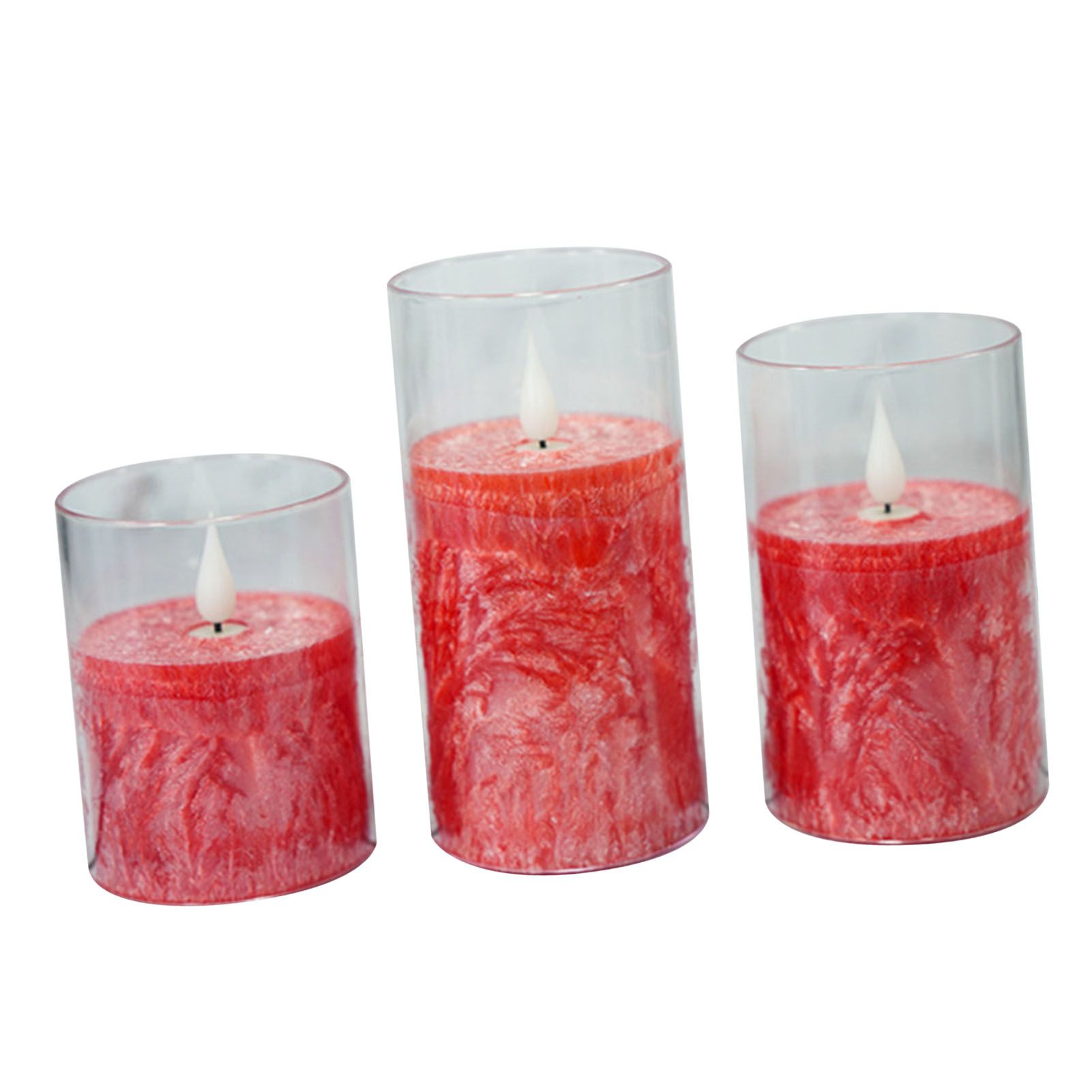 3PCS Flickering Flameless Candles Realistic LED Candles with Remote Control view 4