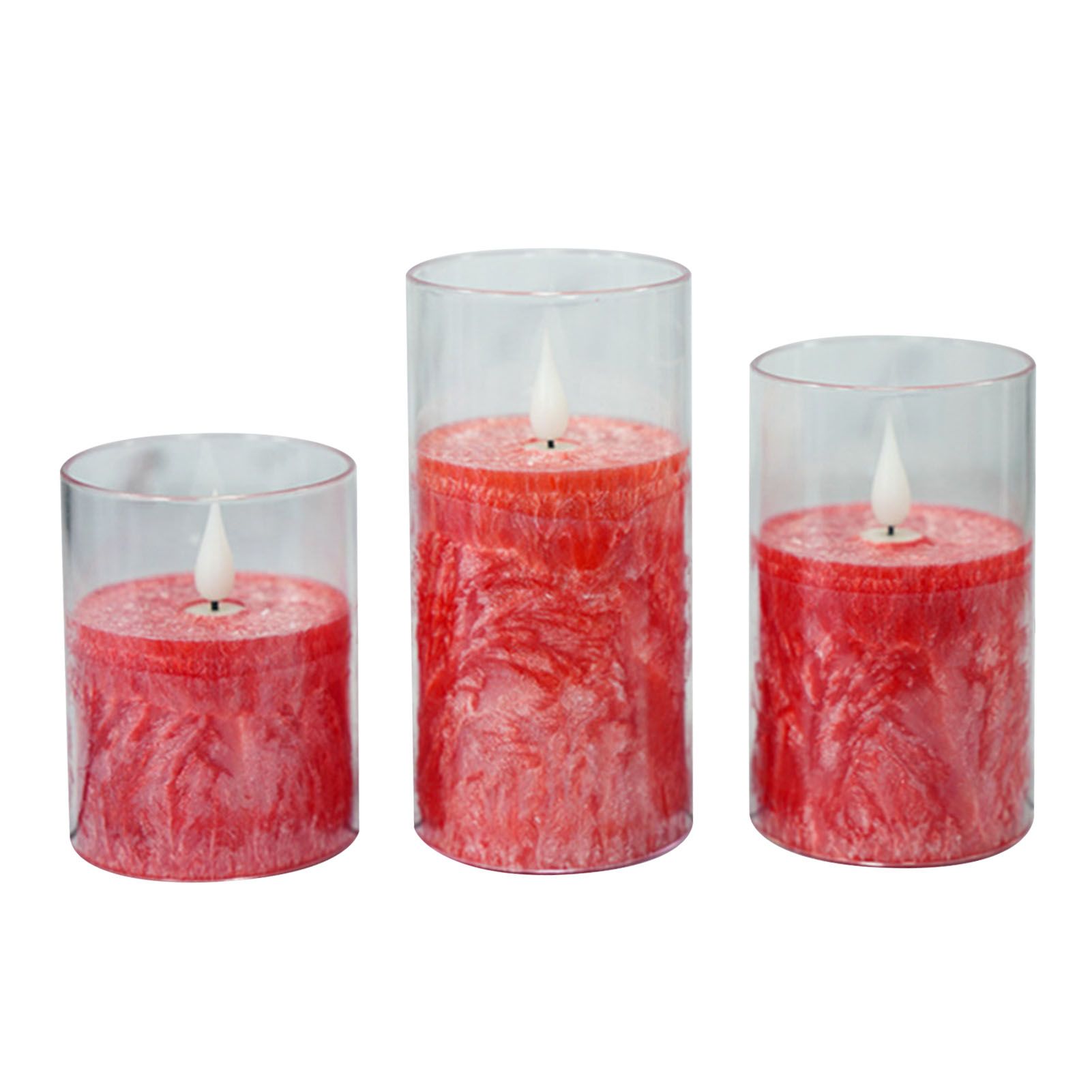 3PCS Flickering Flameless Candles Realistic LED Candles with Remote Control view 5