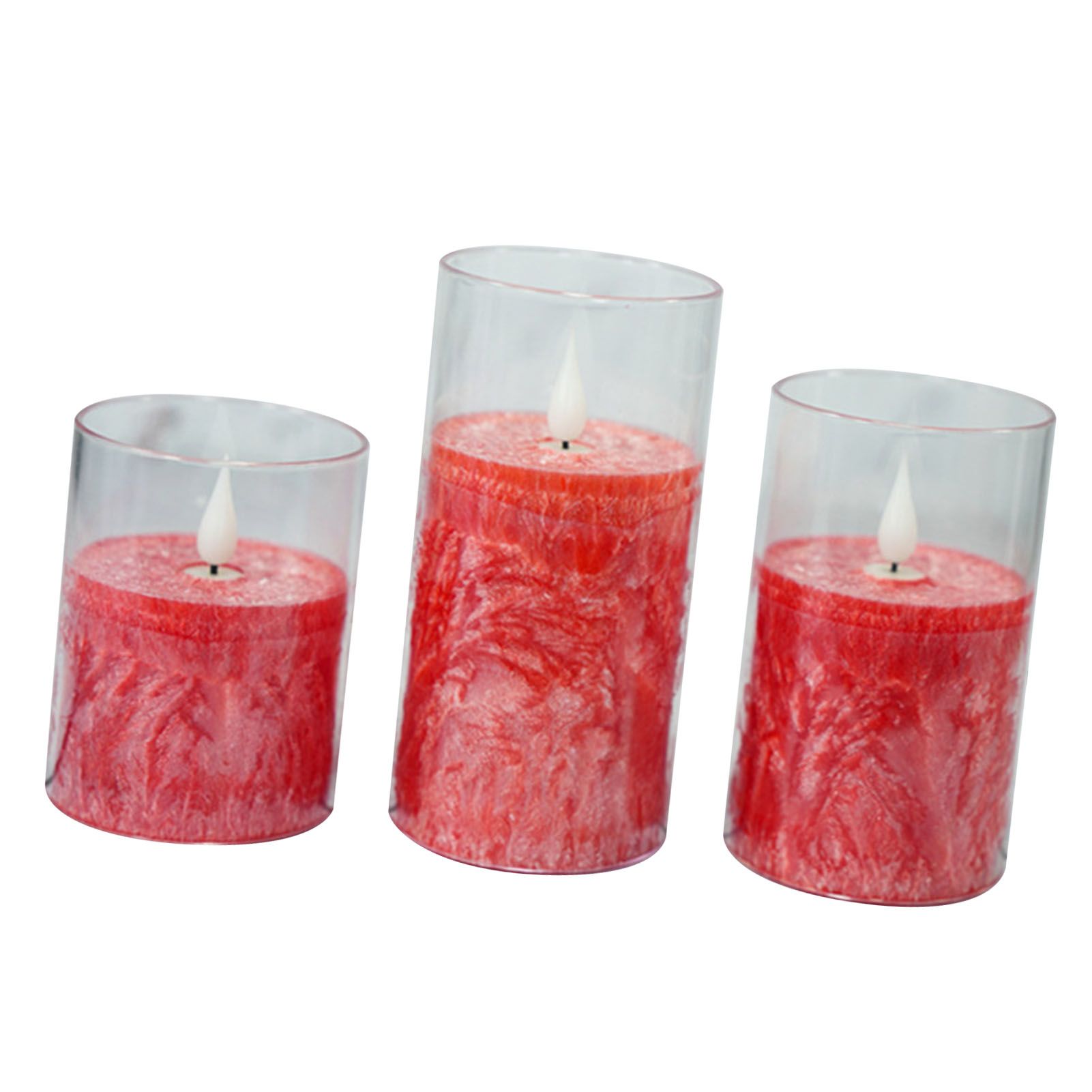 3PCS Flickering Flameless Candles Realistic LED Candles with Remote Control view 6
