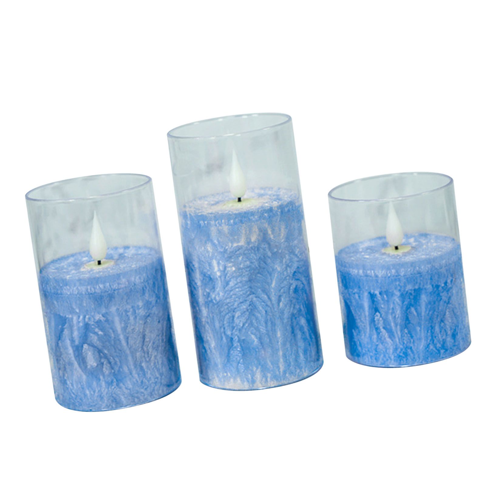 3PCS Flickering Flameless Candles Realistic LED Candles with Remote Control view 4