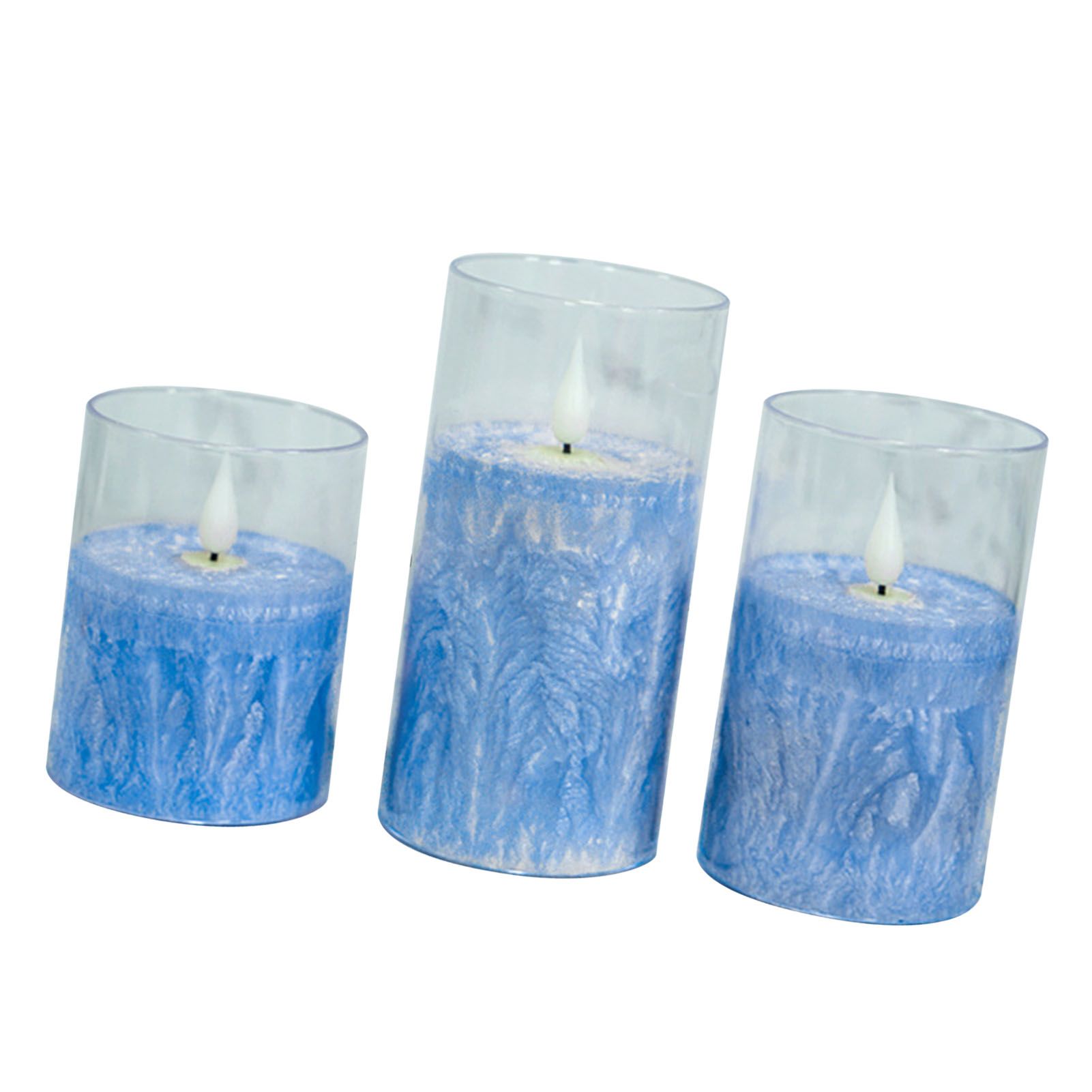 3PCS Flickering Flameless Candles Realistic LED Candles with Remote Control view 5