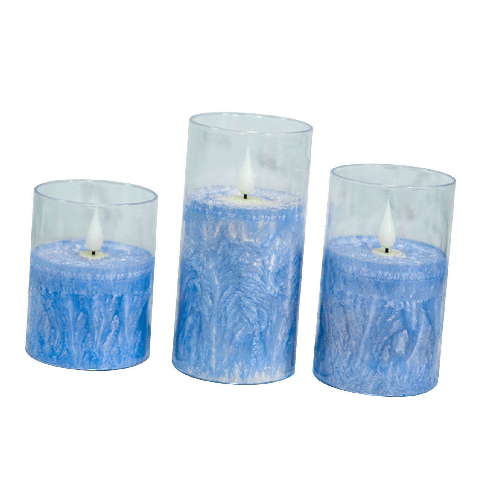 3PCS Flickering Flameless Candles Realistic LED Candles with Remote Control view 7