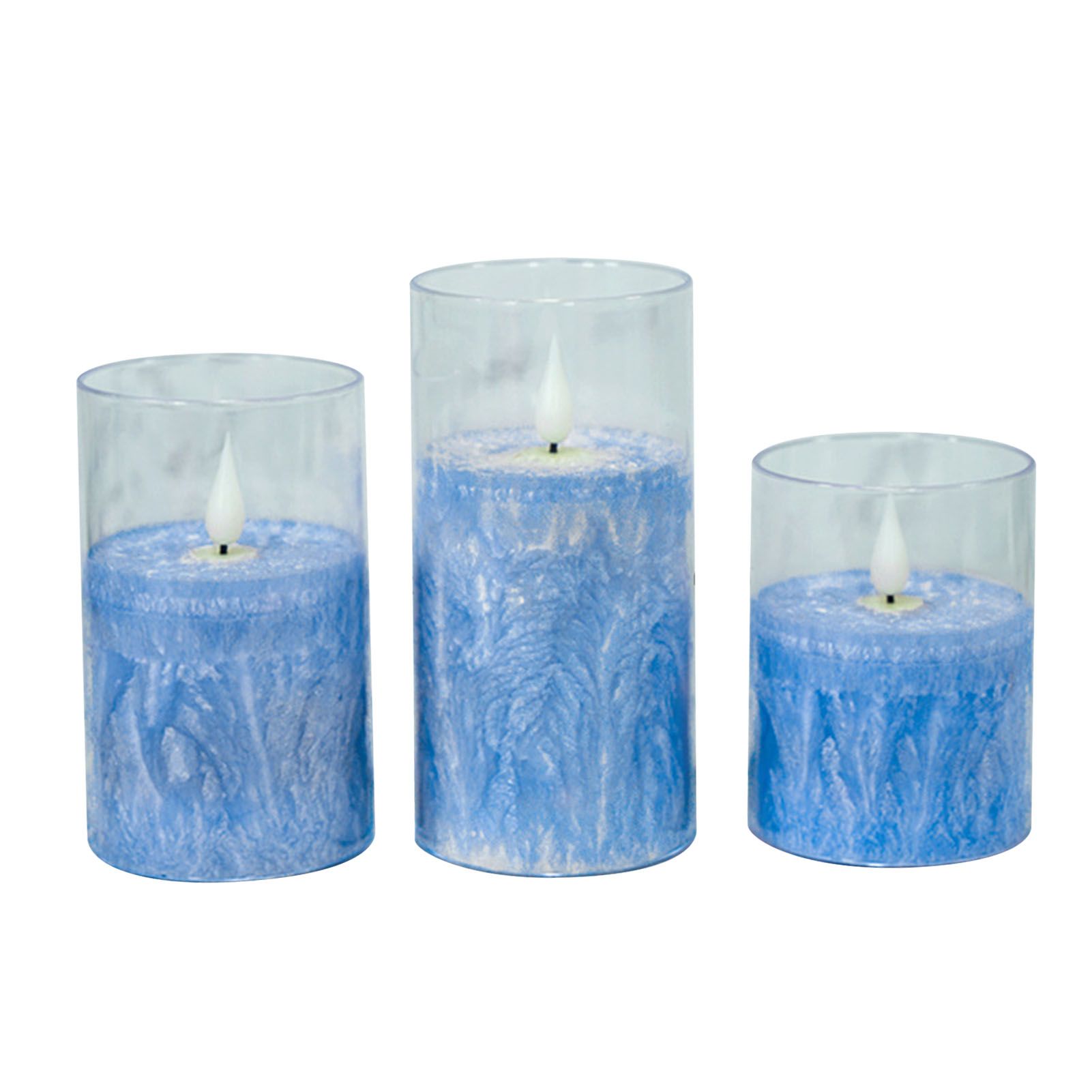 3PCS Flickering Flameless Candles Realistic LED Candles with Remote Control view 8