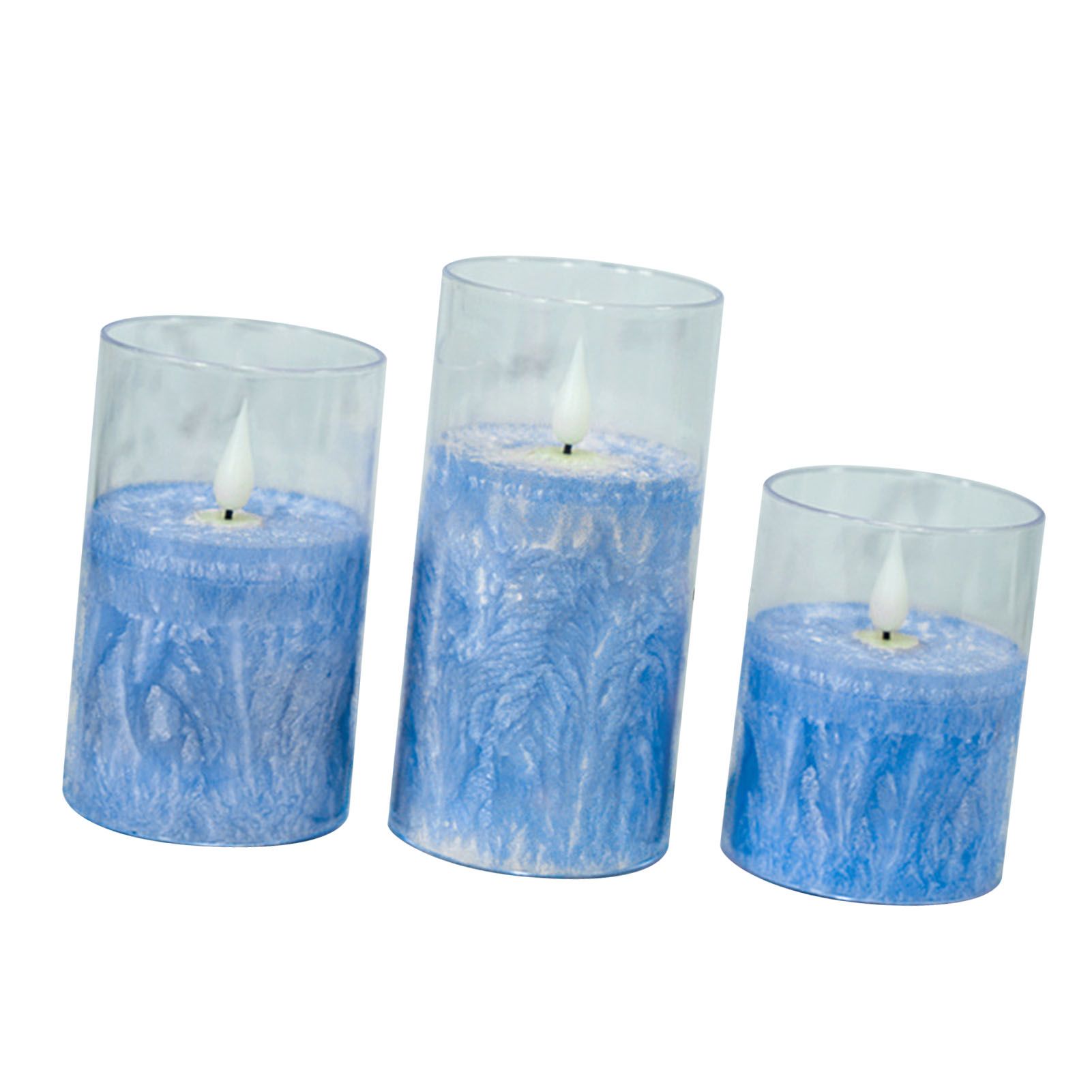 3PCS Flickering Flameless Candles Realistic LED Candles with Remote Control view 9