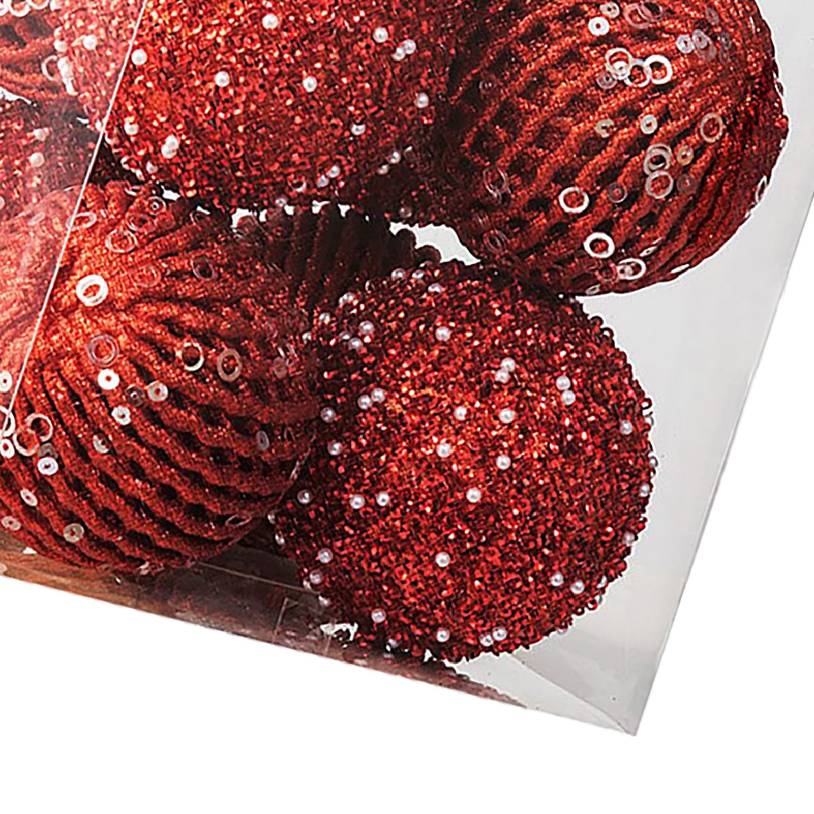 12pcs Xmas Ball Ornament Creative Lightweight Foam Xmas Tree Decorative Ball view 2