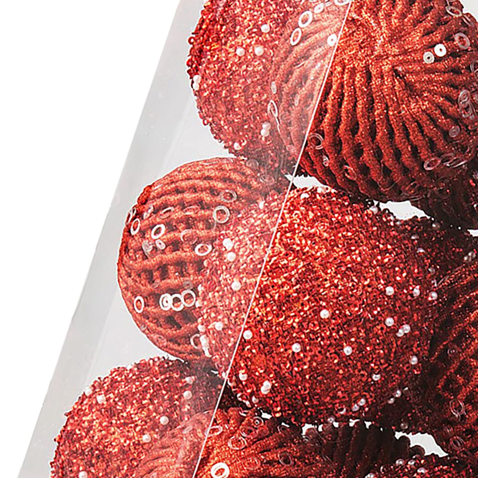 12pcs Xmas Ball Ornament Creative Lightweight Foam Xmas Tree Decorative Ball view 5