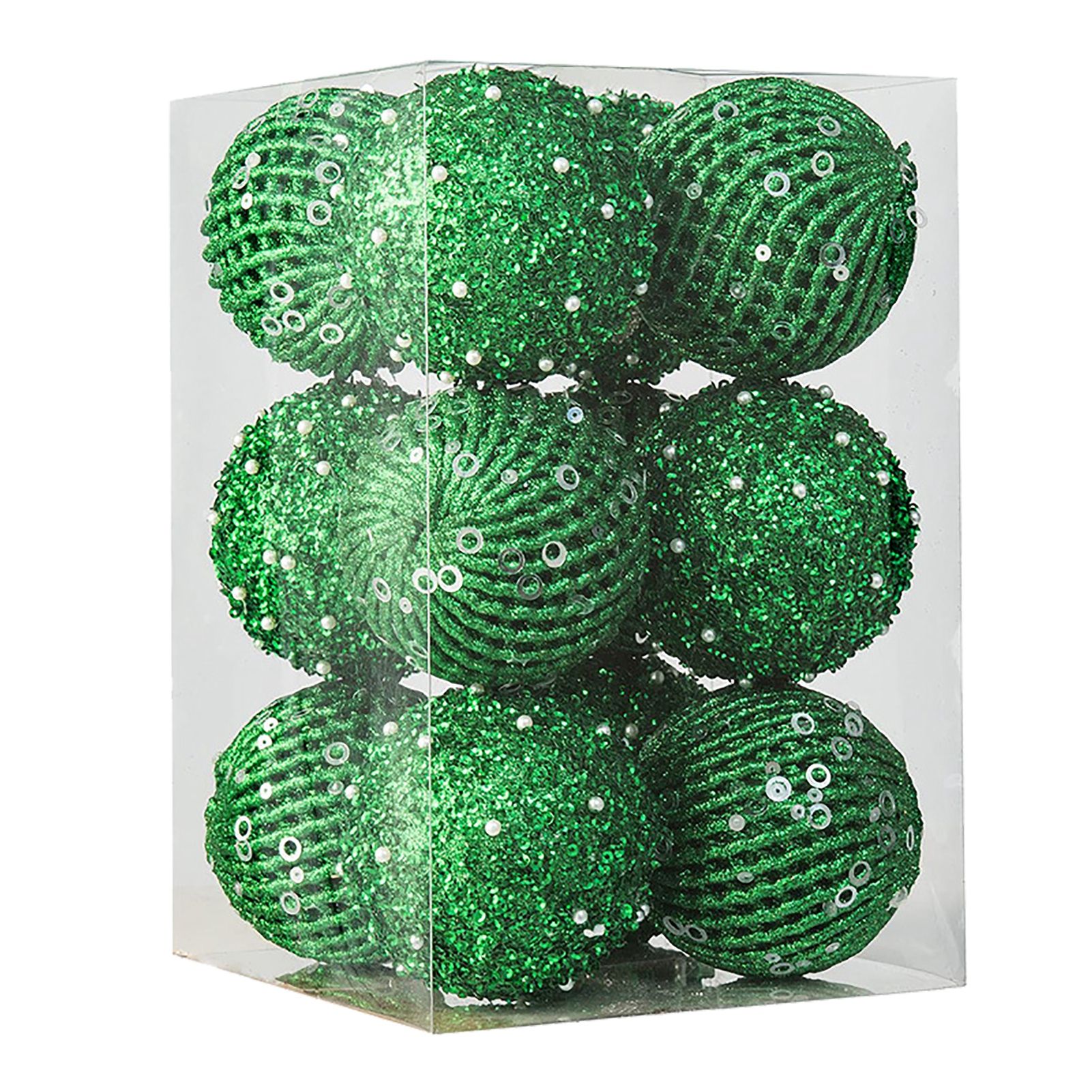 12pcs Xmas Ball Ornament Creative Lightweight Foam Xmas Tree Decorative Ball view 3