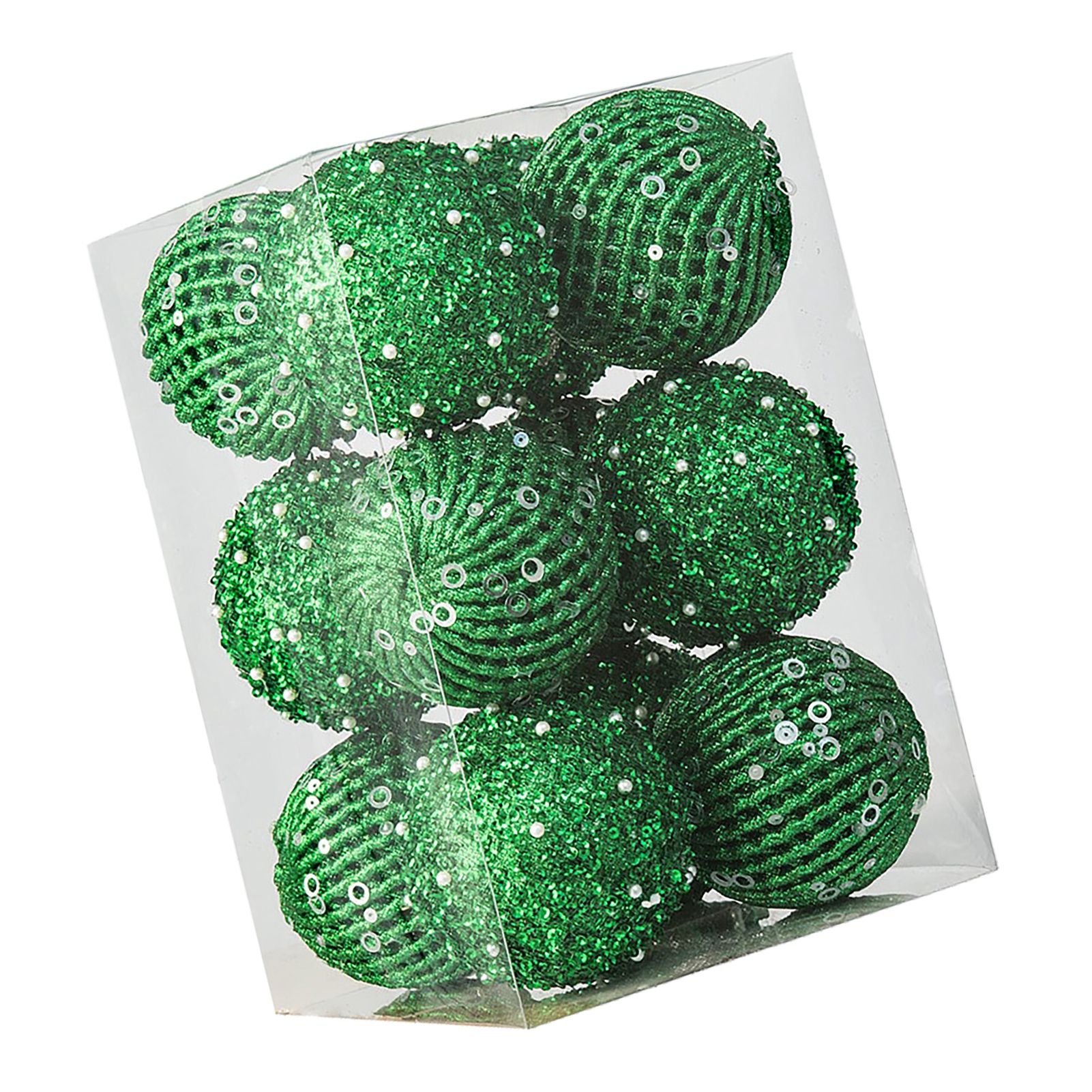 12pcs Xmas Ball Ornament Creative Lightweight Foam Xmas Tree Decorative Ball view 4