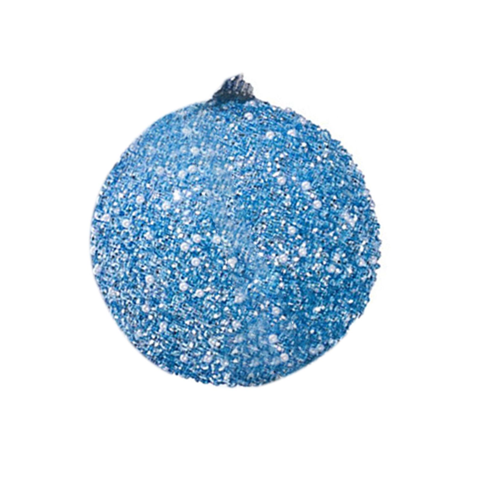 6Pcs Xmas Tree Snowball Ornaments Pendant Decor Foam Wedding Decoration Scene view 2