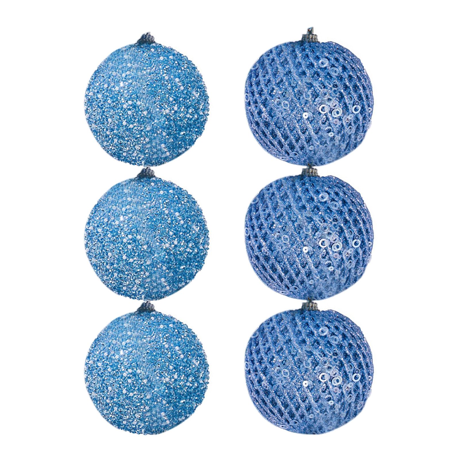 6Pcs Xmas Tree Snowball Ornaments Pendant Decor Foam Wedding Decoration Scene view 7
