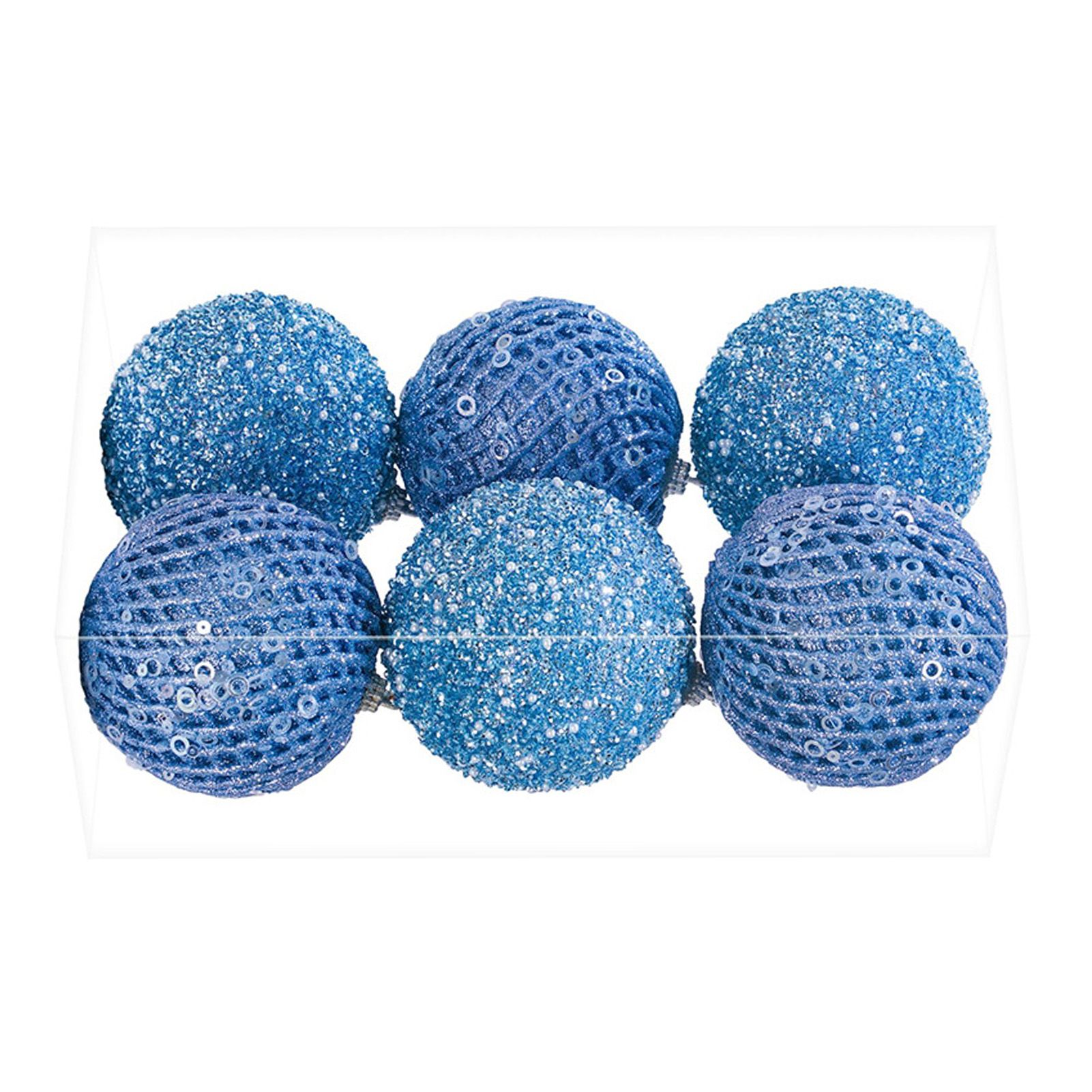 6Pcs Xmas Tree Snowball Ornaments Pendant Decor Foam Wedding Decoration Scene view 8