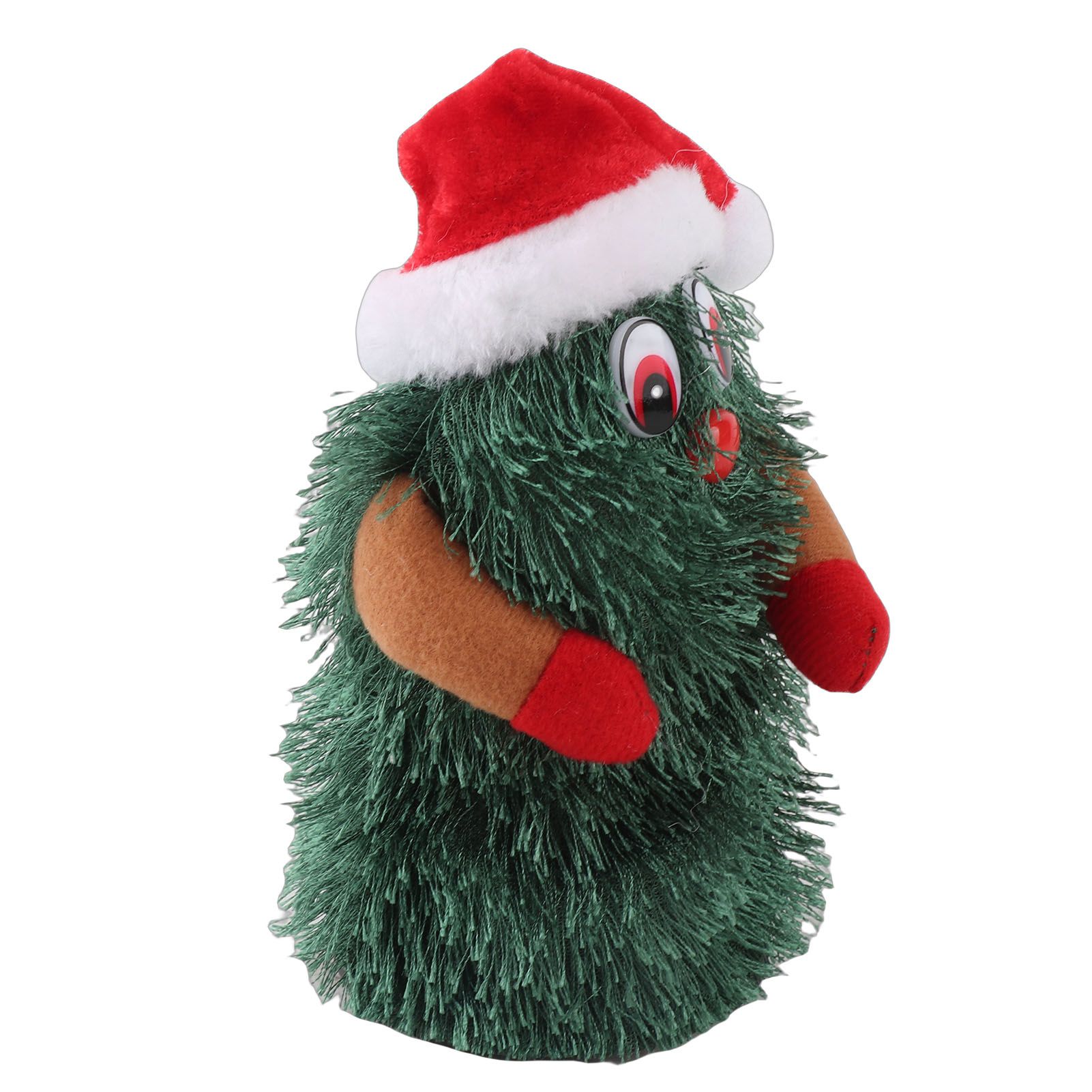 Singing Dancing Xmas Tree Cute Interesting Rotating Electric Plush Xmas Tree — image 1