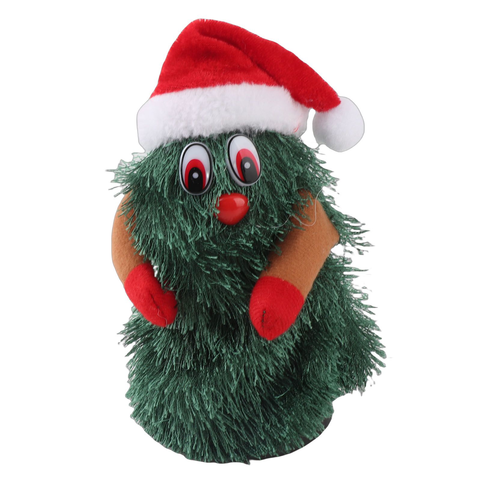 Singing Dancing Xmas Tree Cute Interesting Rotating Electric Plush Xmas Tree view 3