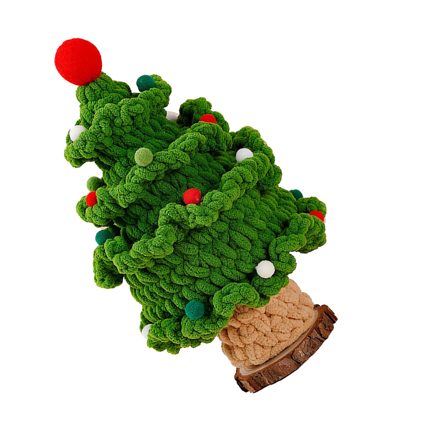 Handmade Knit Tree Adorable Hand Woven Festival Tree Ornaments Multipurpose