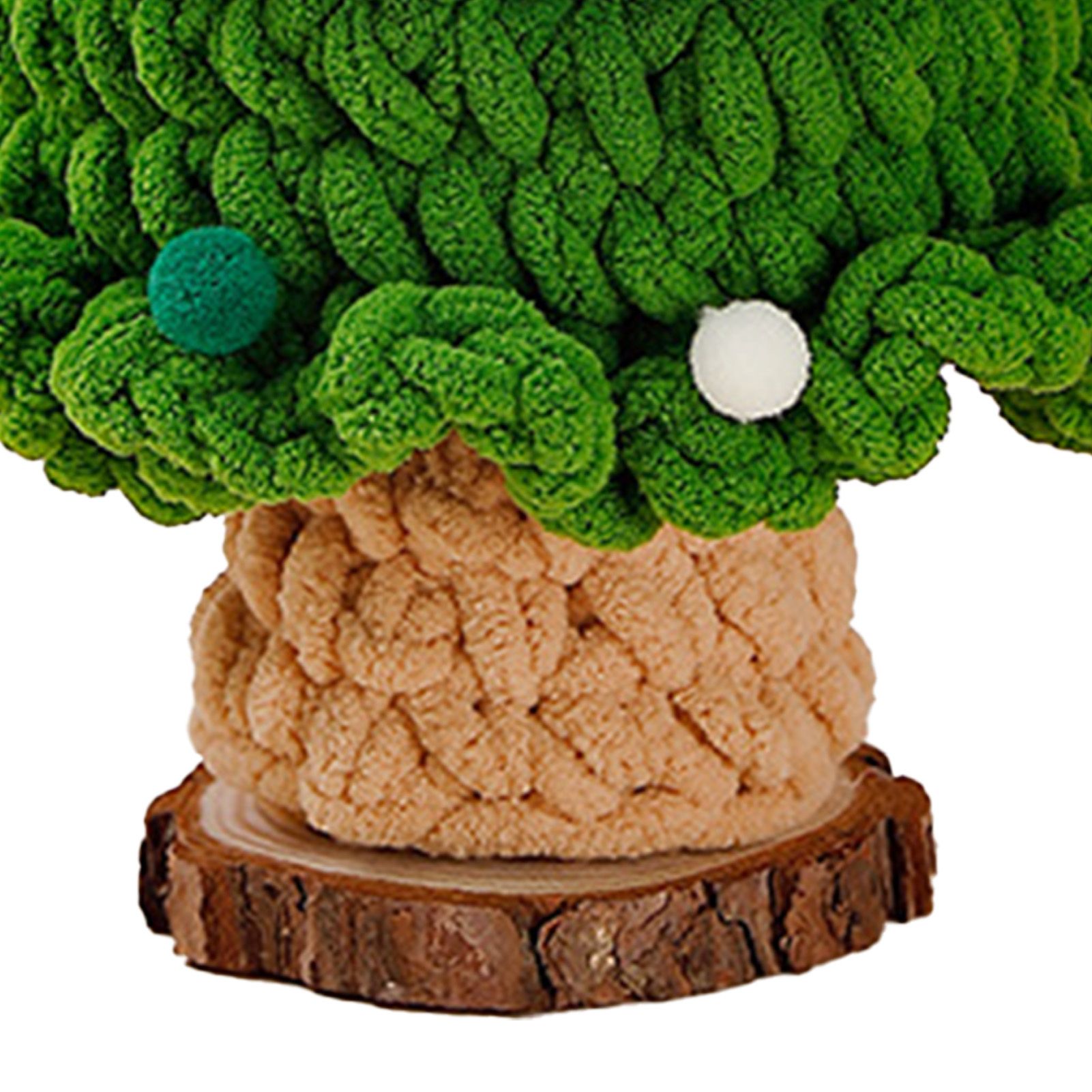 Handmade Knit Tree Adorable Hand Woven Festival Tree Ornaments Multipurpose view 5