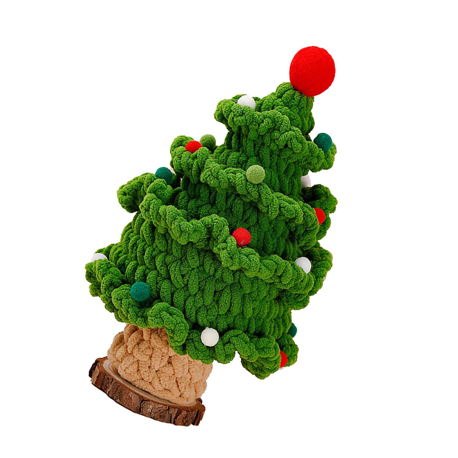 Handmade Knit Tree Adorable Hand Woven Festival Tree Ornaments Multipurpose view 6