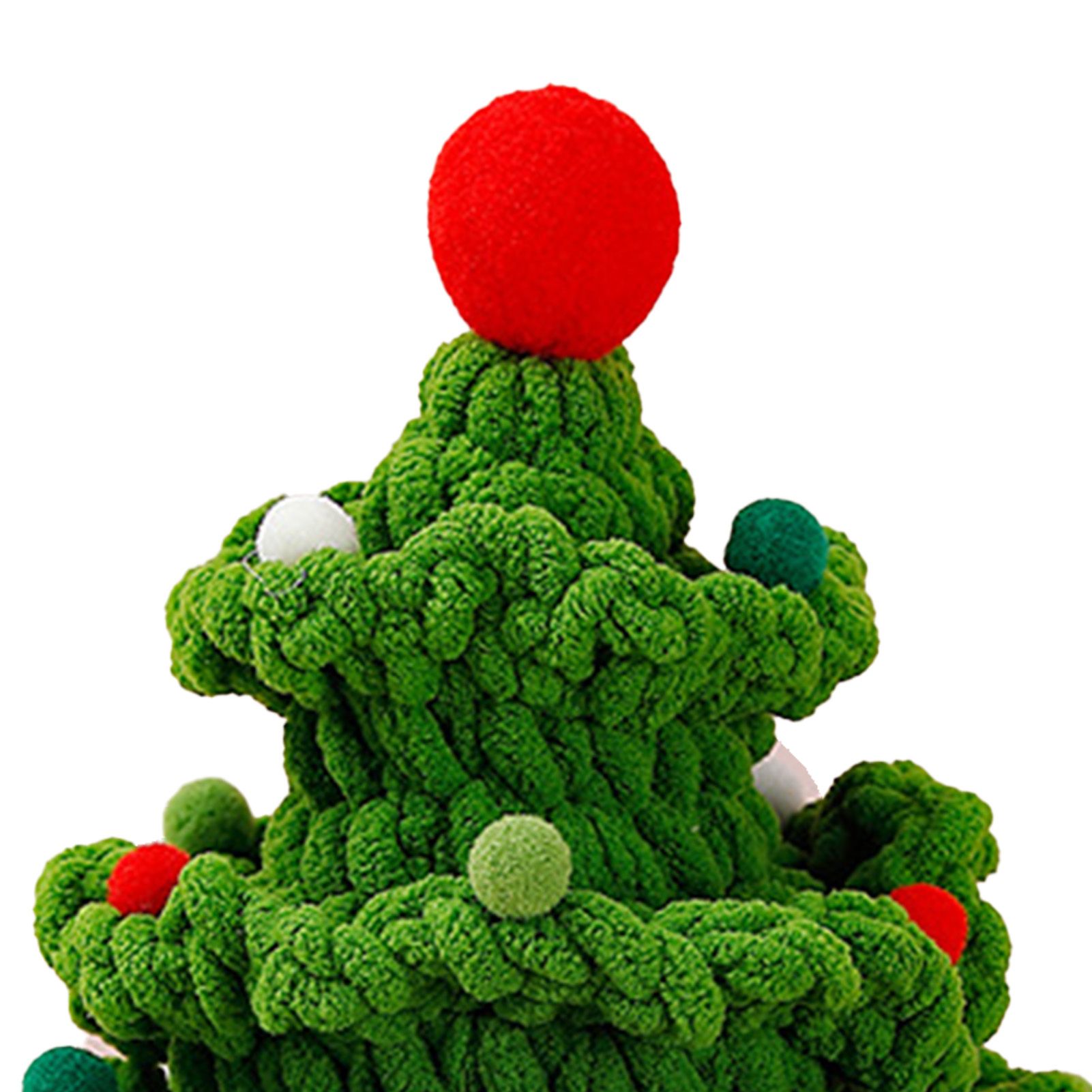 Handmade Knit Tree Adorable Hand Woven Festival Tree Ornaments Multipurpose view 7